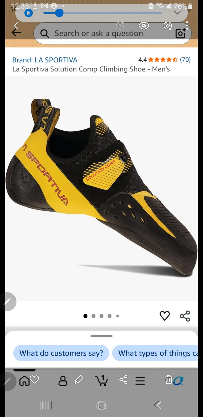 Brand new La Sportiva Solution Comp Climbing Shoe - Men's