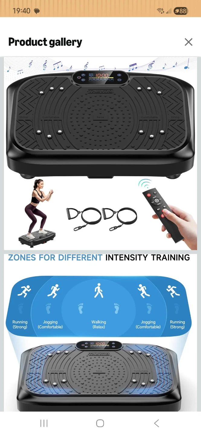 BNIB Vibration Plate Exercise Machine with Remote