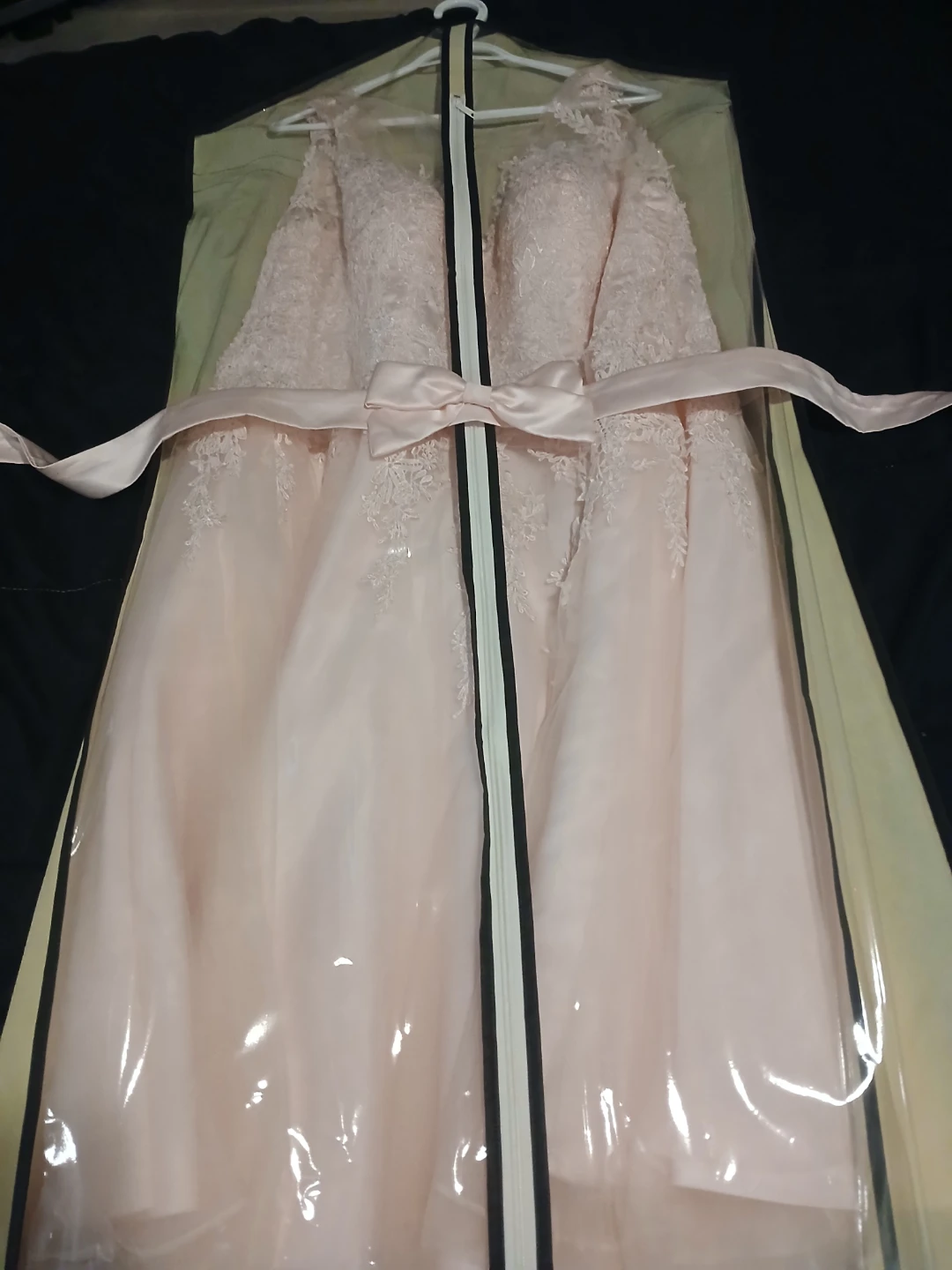 Pink Lace Formal Gown