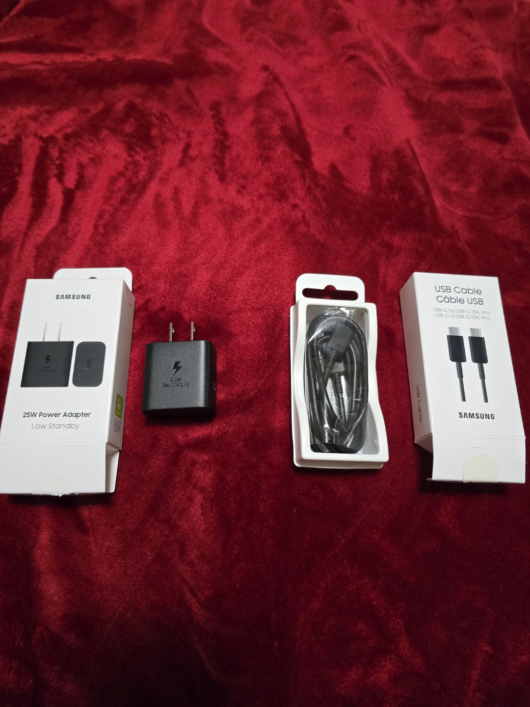 Samsung 25W Power Adapter and USB-C Cable Set
