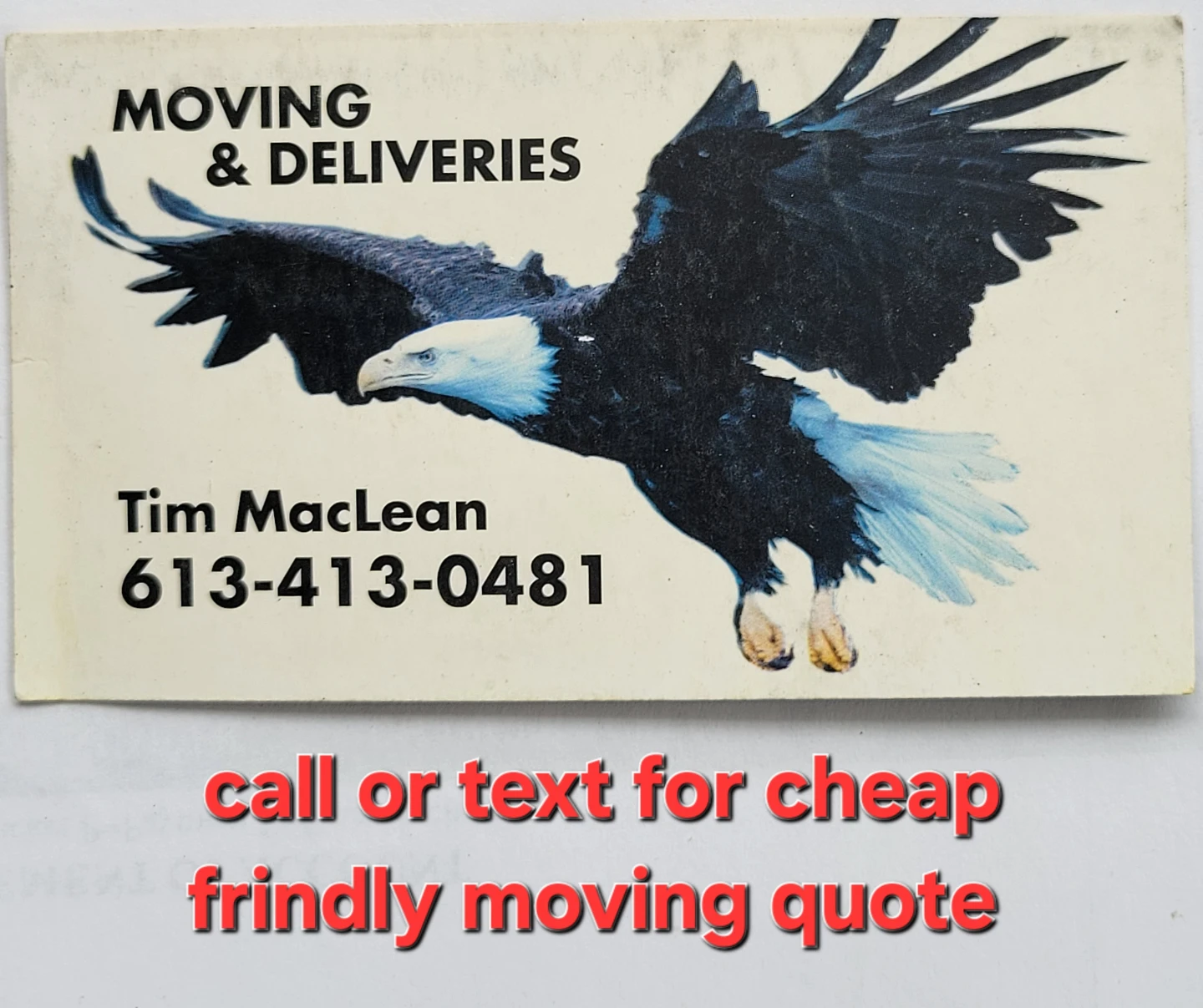 Moving & Deliveries