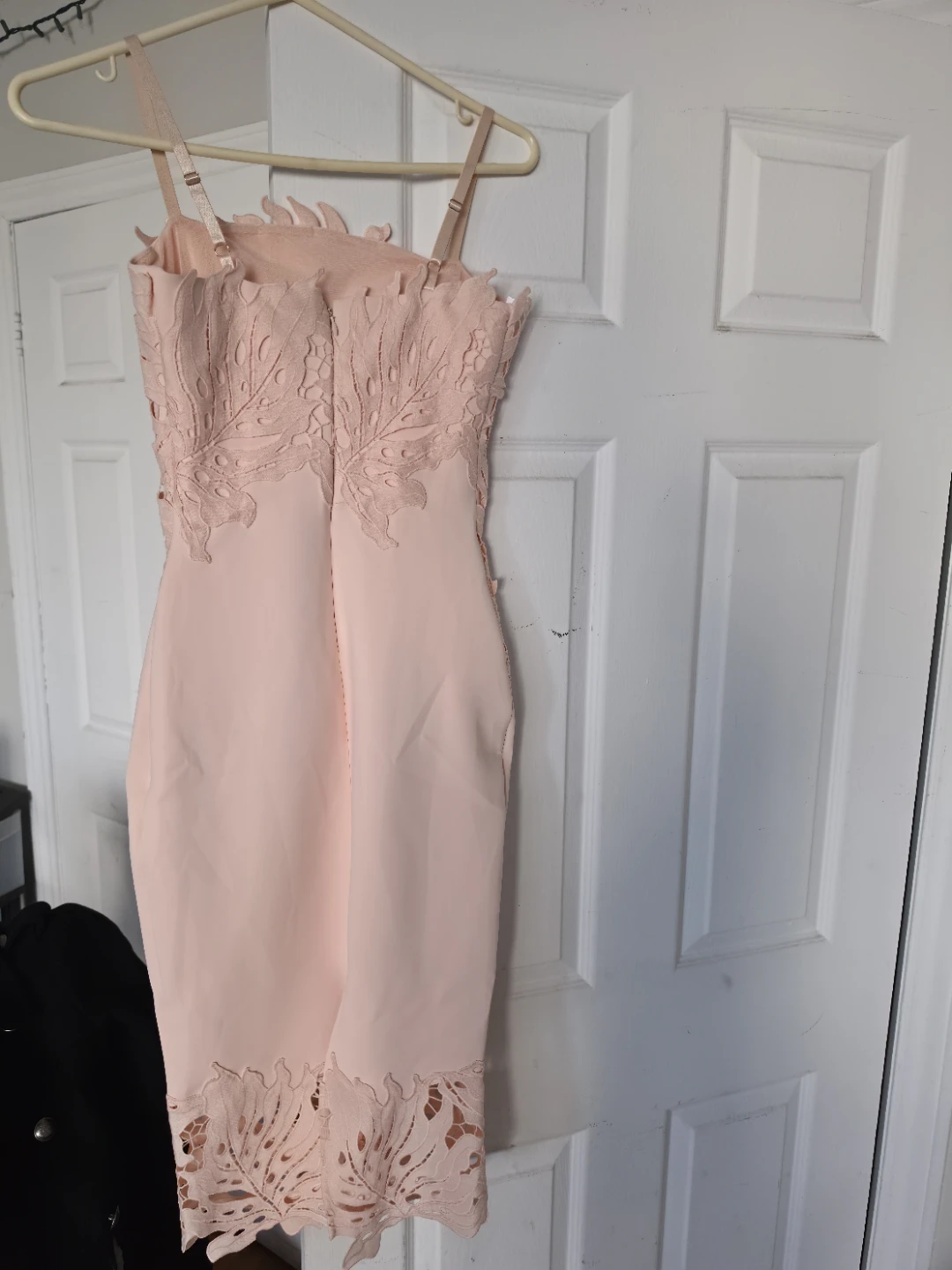 Marciano Pink Lace Detail Sheath Dress