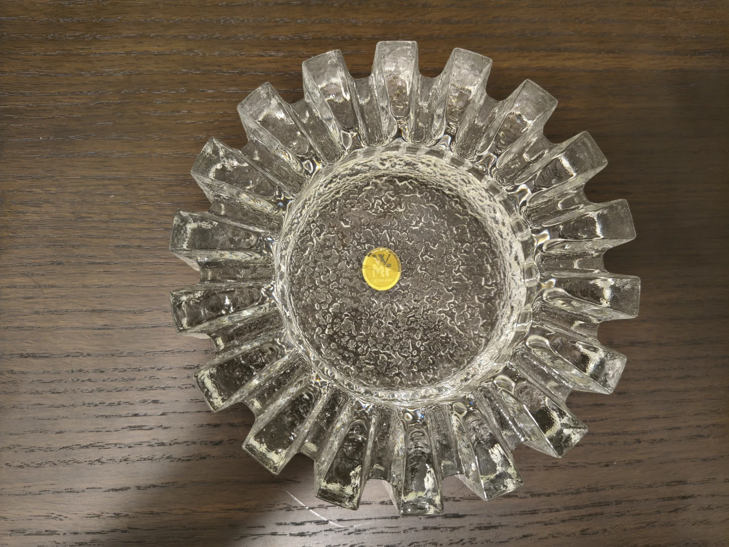 Vintage Crystal Cigar Ashtray by Wilhelm Wagenfeld - photo 3