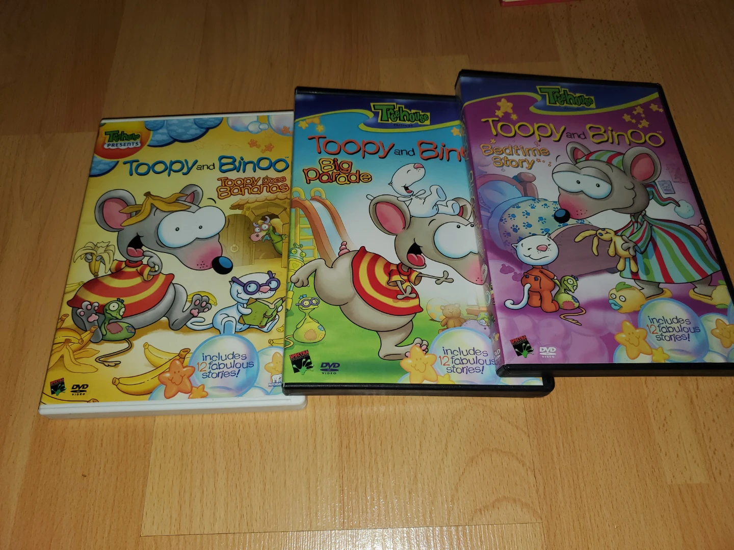 (All 3 for $10) 3 Treehouse Toopy and Binou DVDs