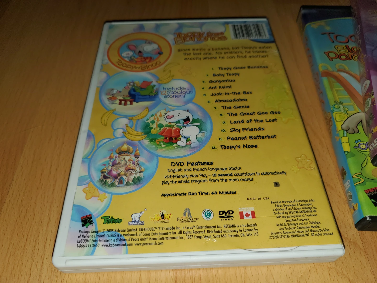 (All 3 for $10) 3 Treehouse Toopy and Binou DVDs - photo 2