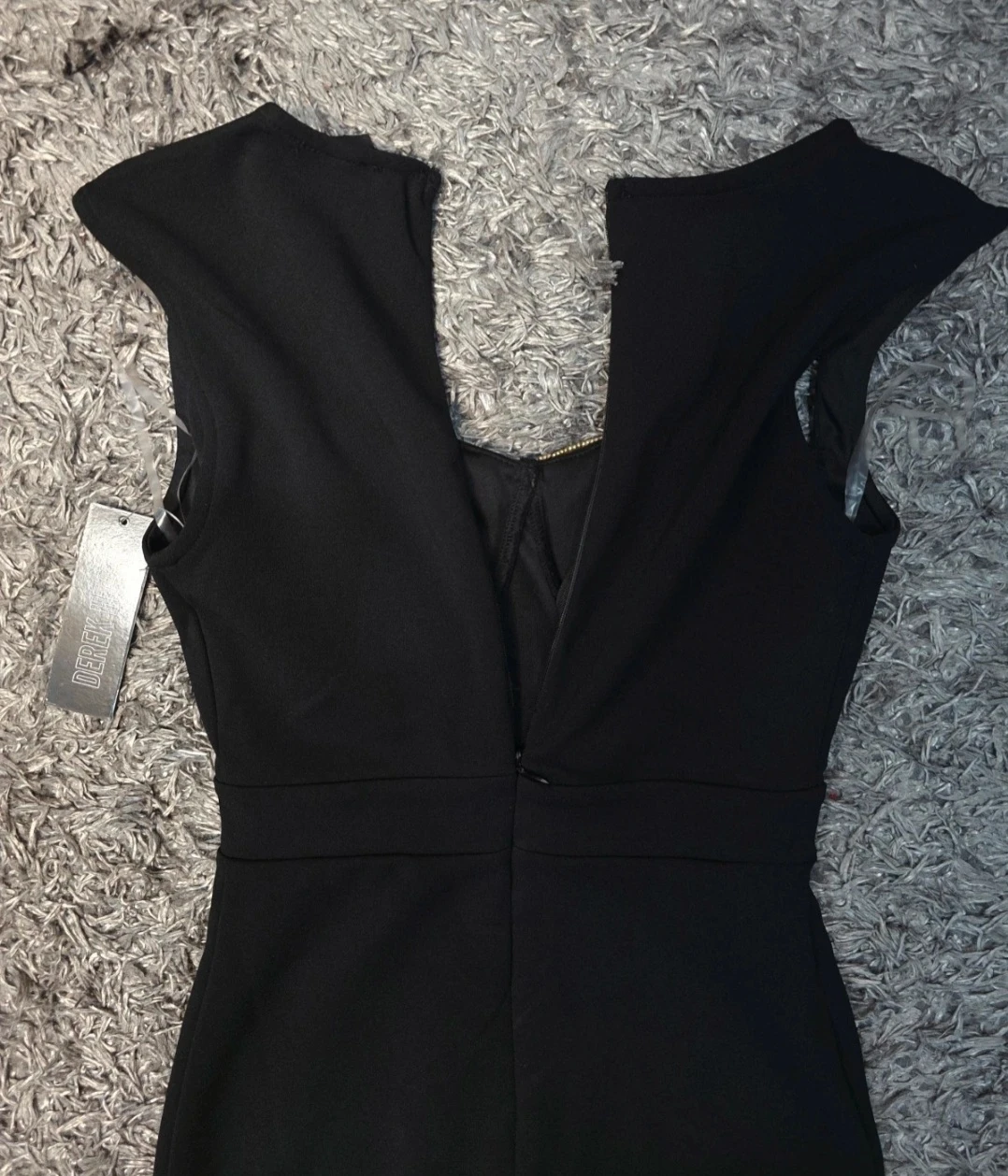 Black Mini Dress Women Small Rhinestone Dress - photo 5