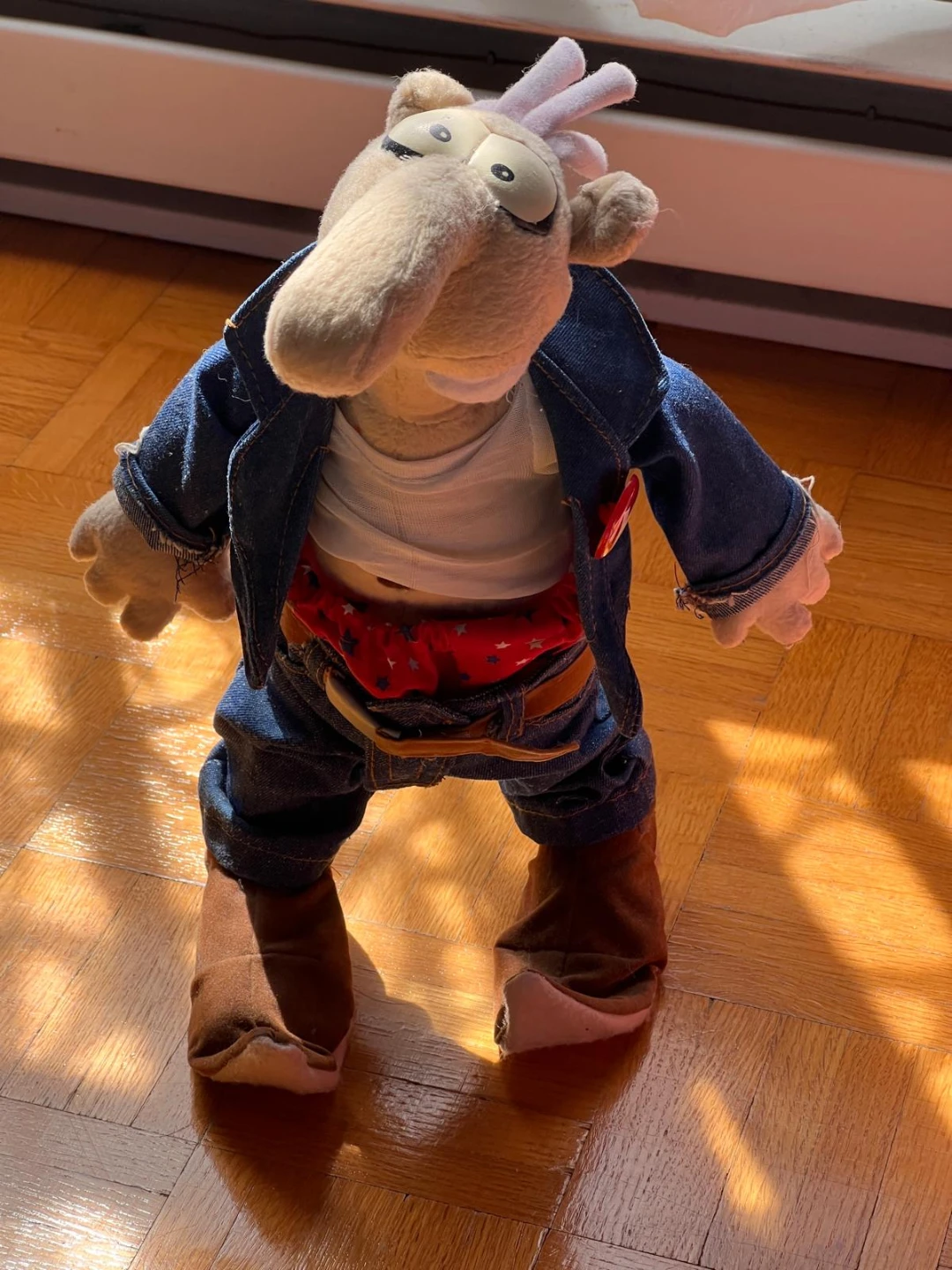 Werner Beinhart Plush Toy - Denim Jacket and Jeans