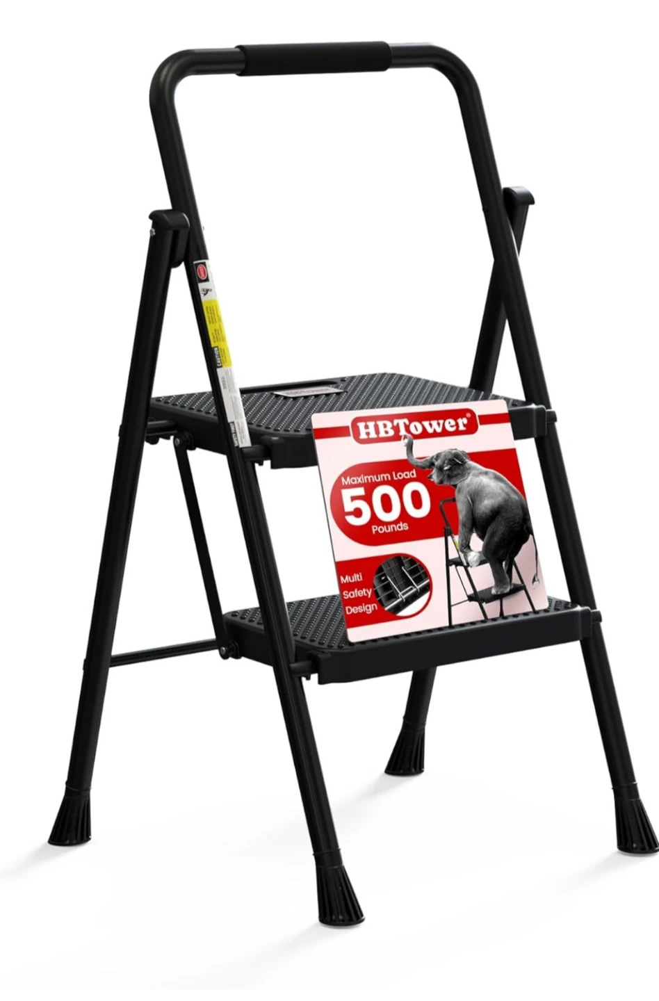 Brand new HBTower 2-Step Ladder - Black - photo 2