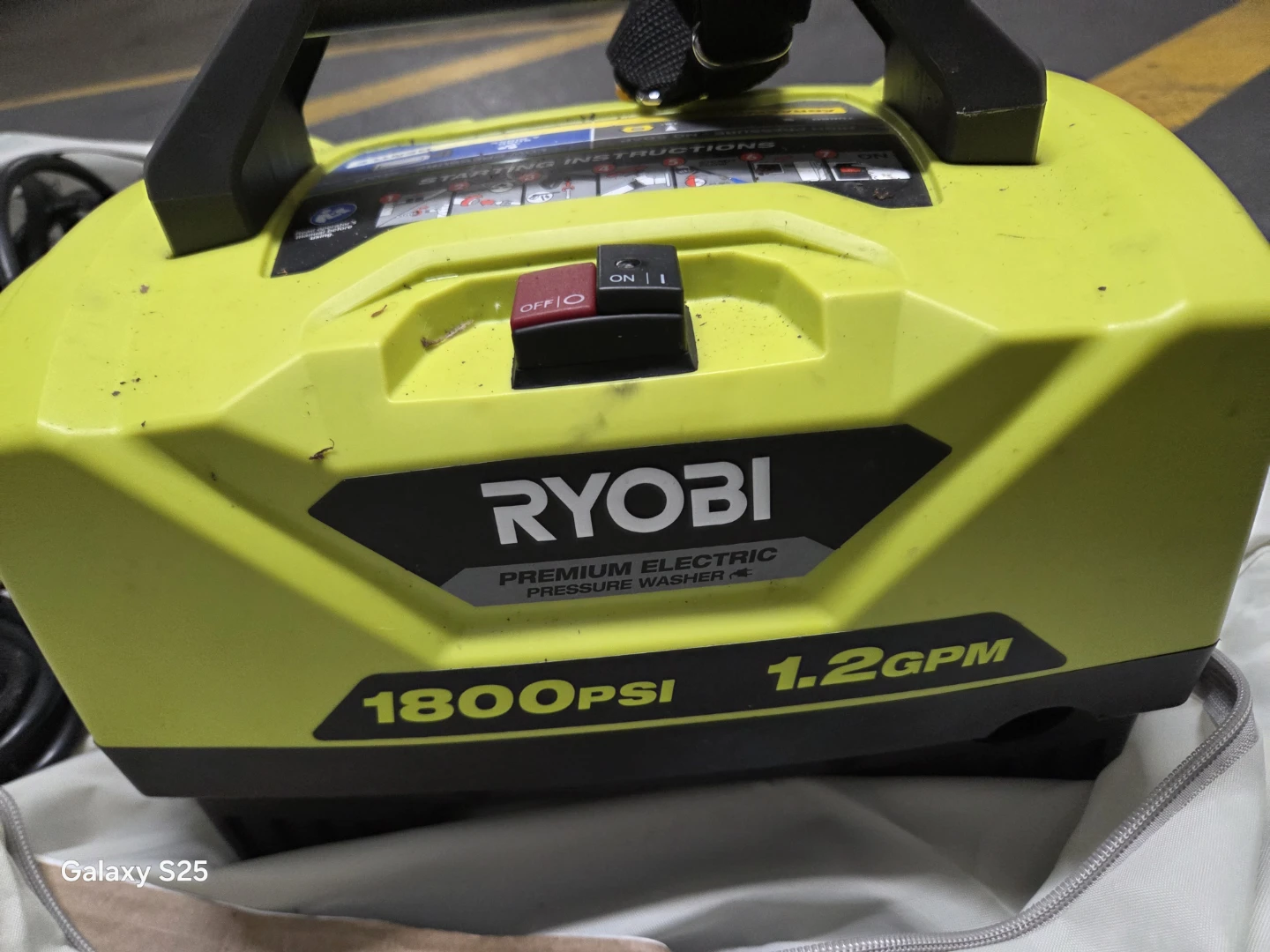 Ryobi 1800 PSI Electric Pressure Washer