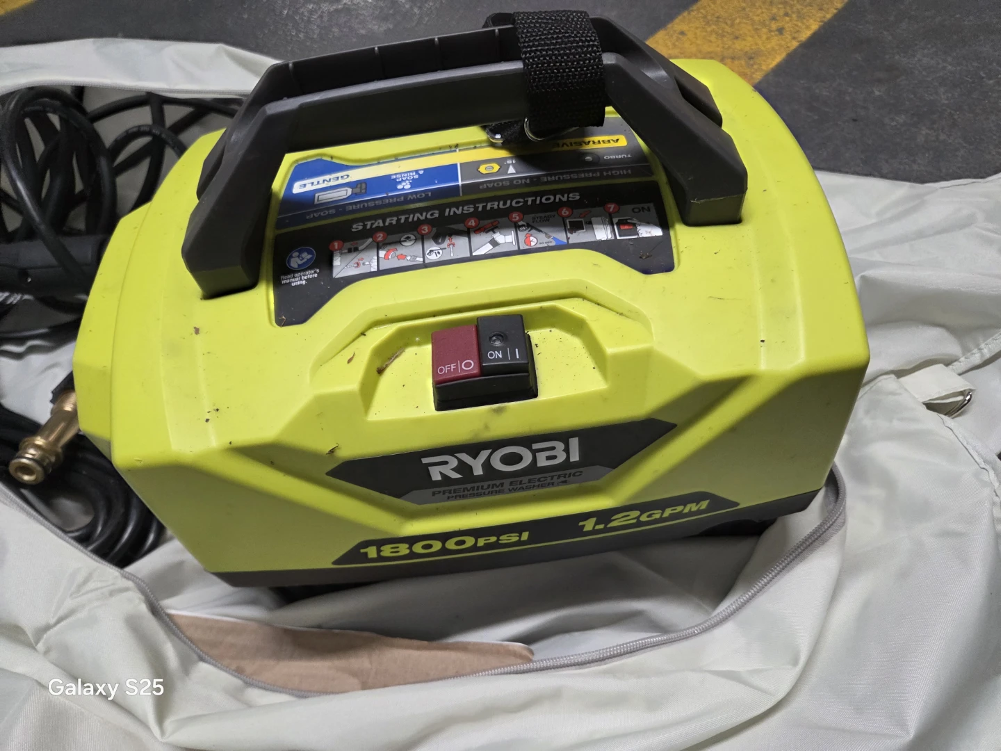 Ryobi 1800 PSI Electric Pressure Washer - photo 3