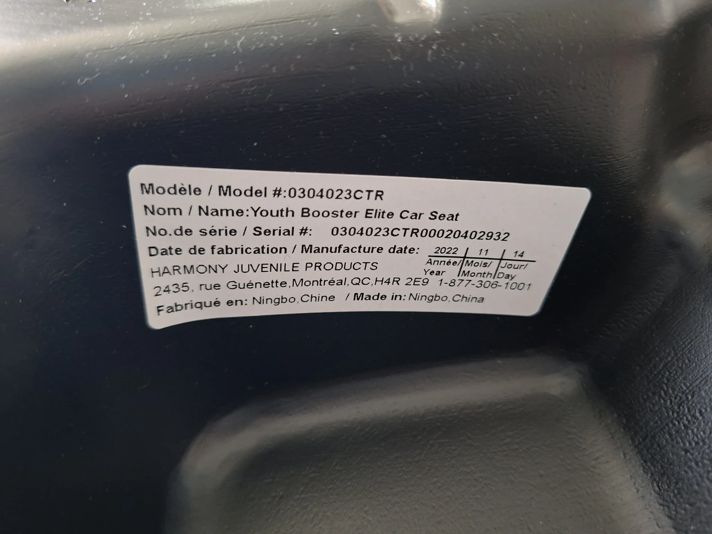 Harmony Youth Booster Elite Car Seat - photo 5