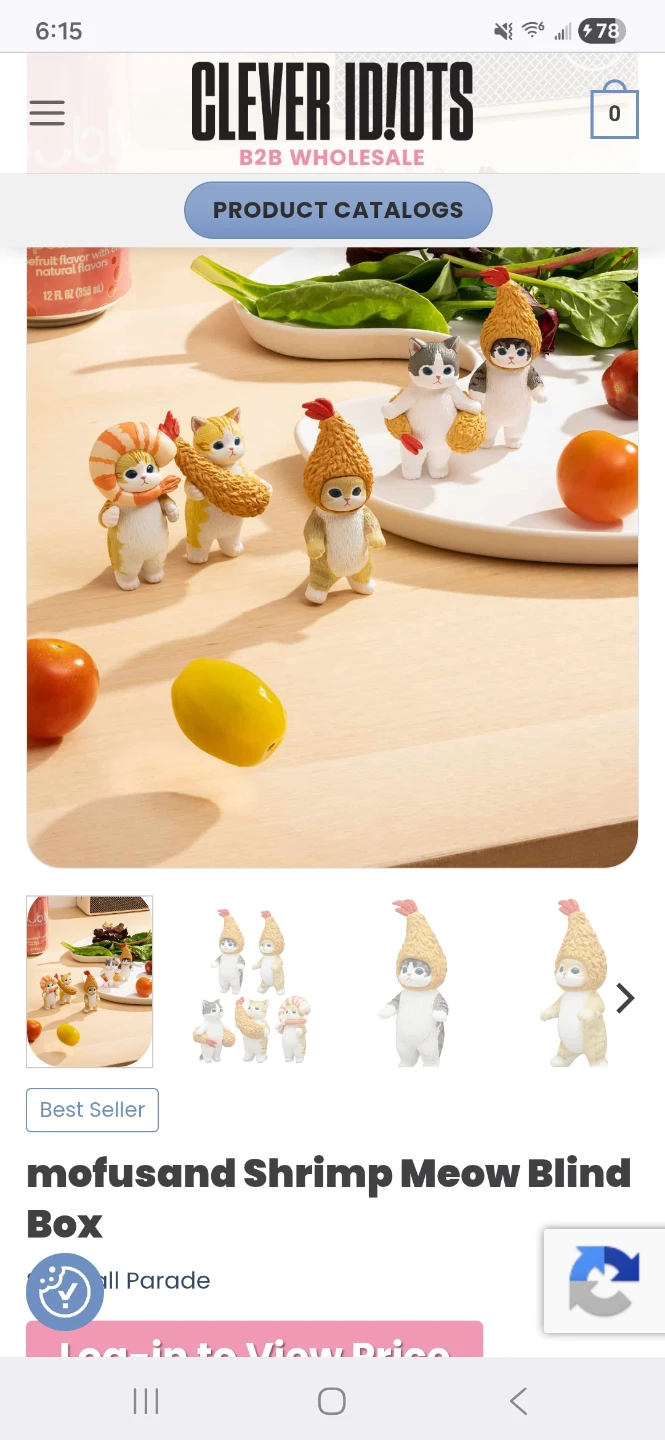 Mofusand Shrimp Cat Blind Box - photo 2