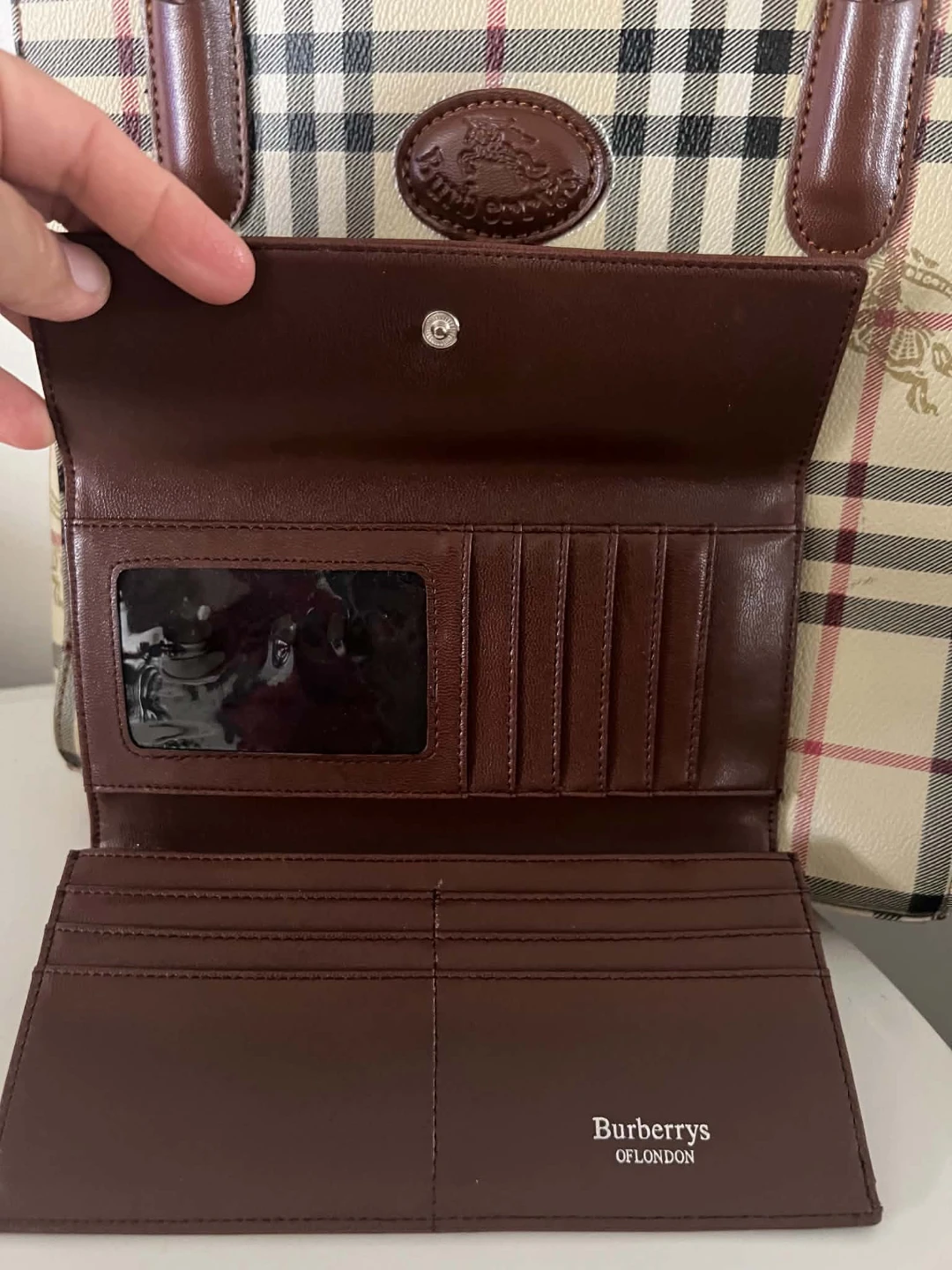 Burberrys of London Tote Bag and Wallet Set/100% authentic - photo 3