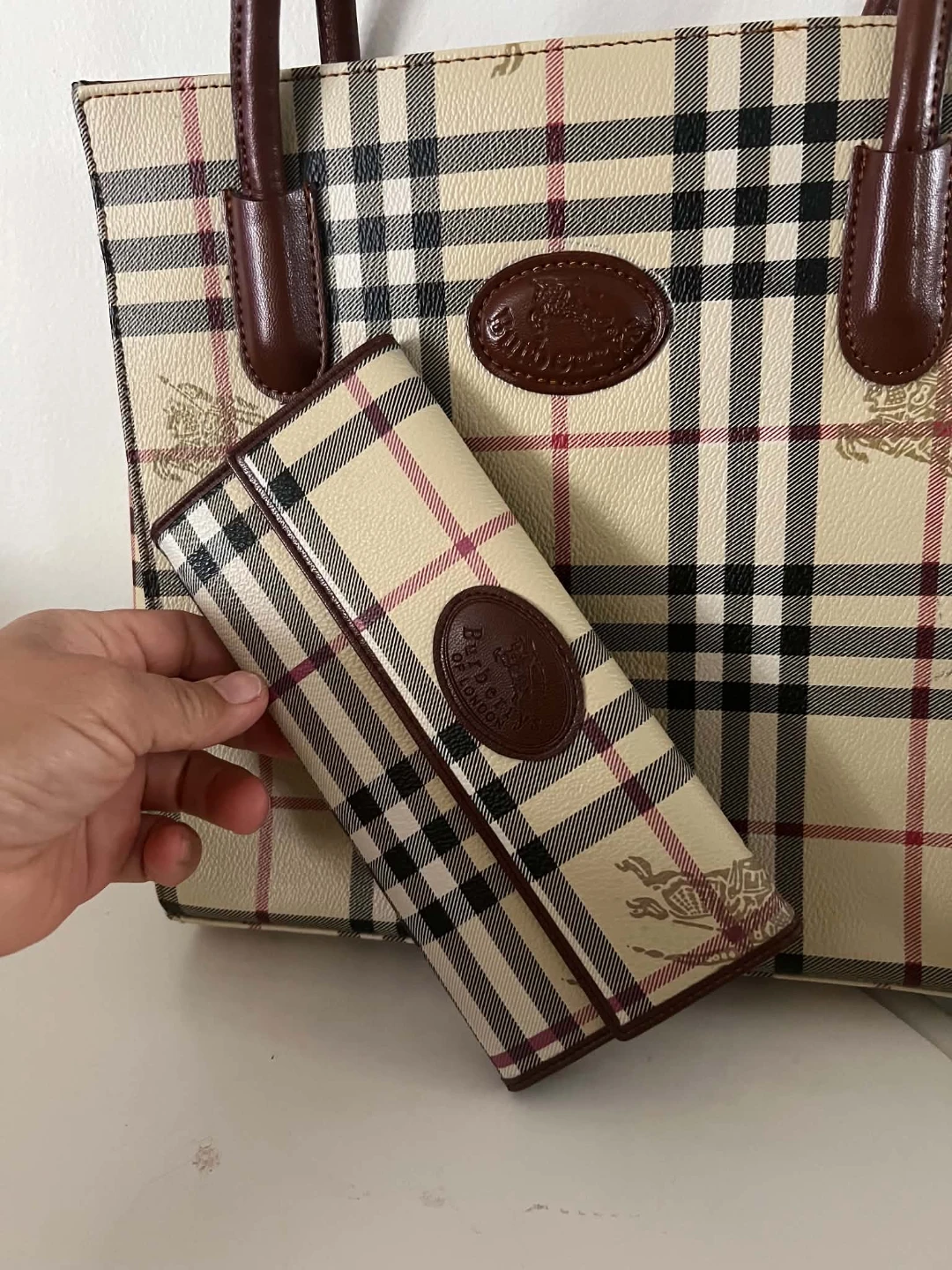 Burberrys of London Tote Bag and Wallet Set/100% authentic - photo 4