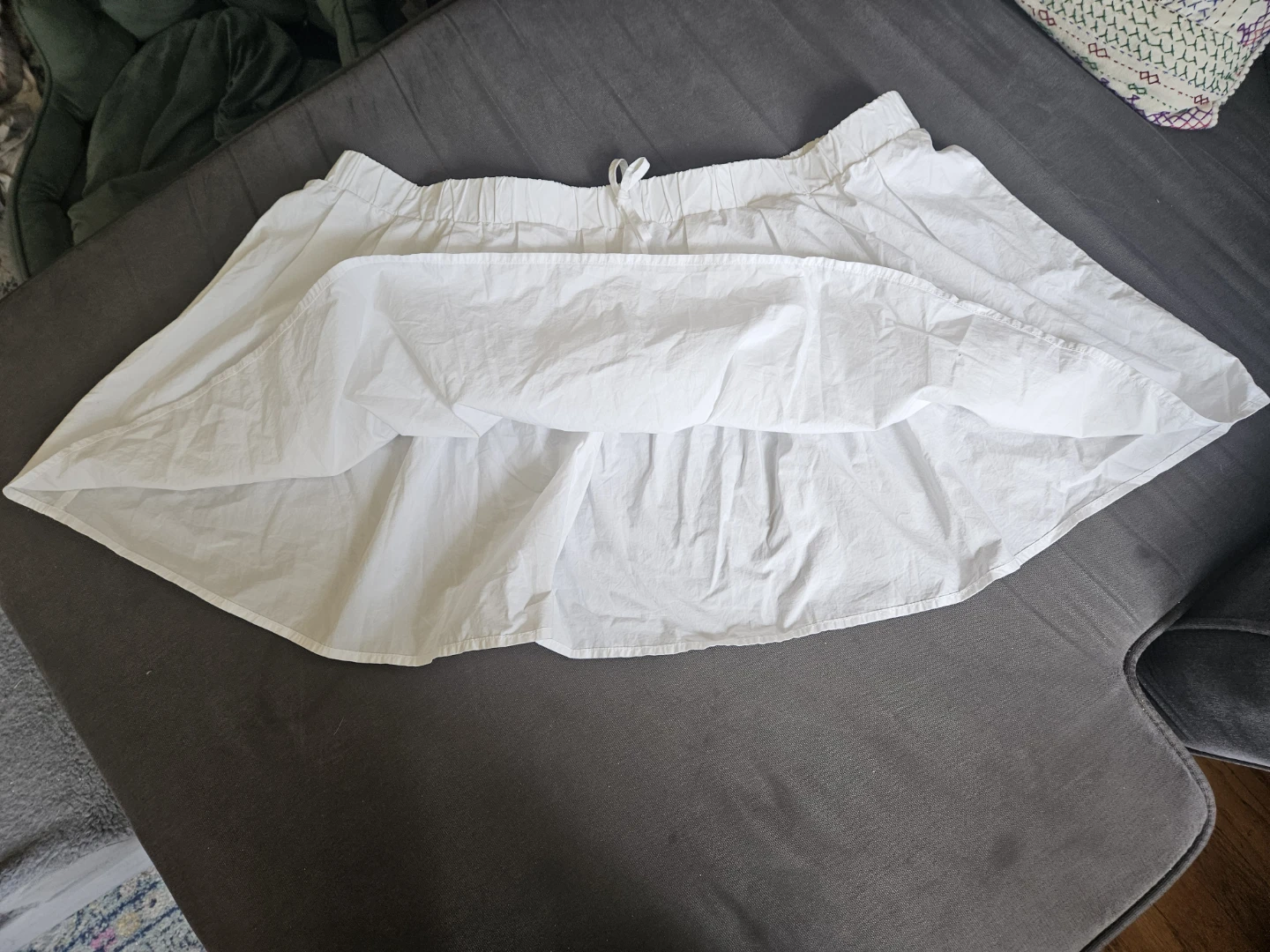 H&M Divided White Cotton Skirt - XL - photo 4