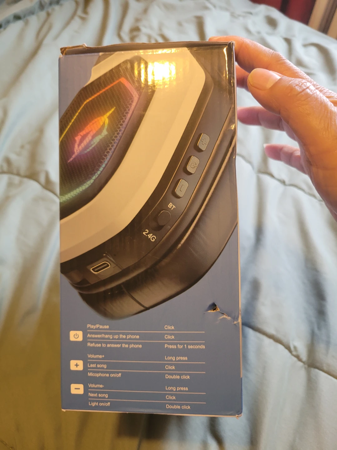 OZEINO 2.4GHz Wireless Gaming Headset - photo 4