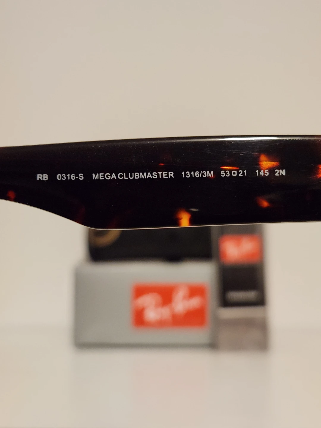 Ray-Ban Mega Clubmaster Sunglasses RB 0316-S 53 21 145 - photo 4