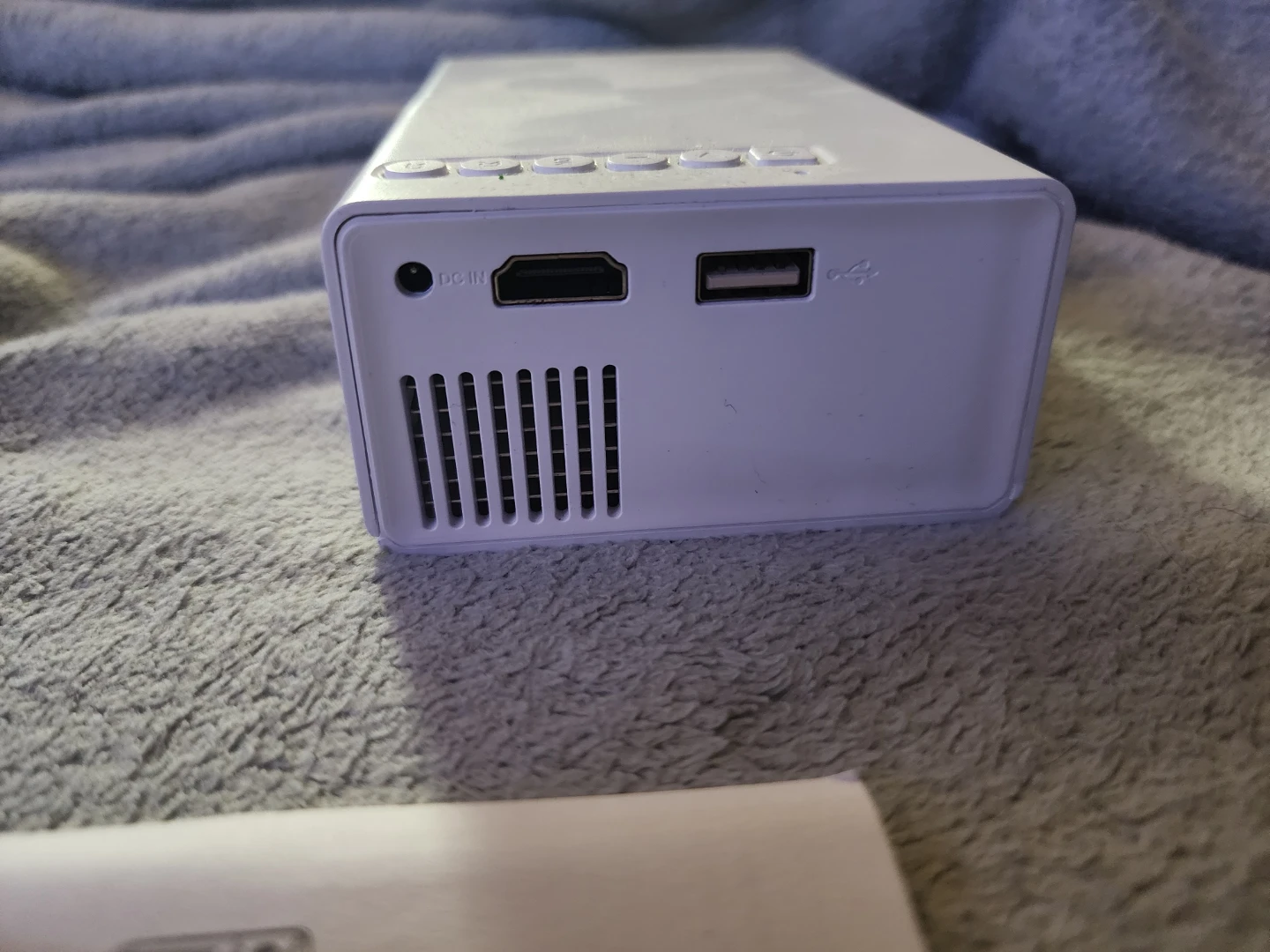 Mini Portable Projector with User Manual and Adapter - photo 3
