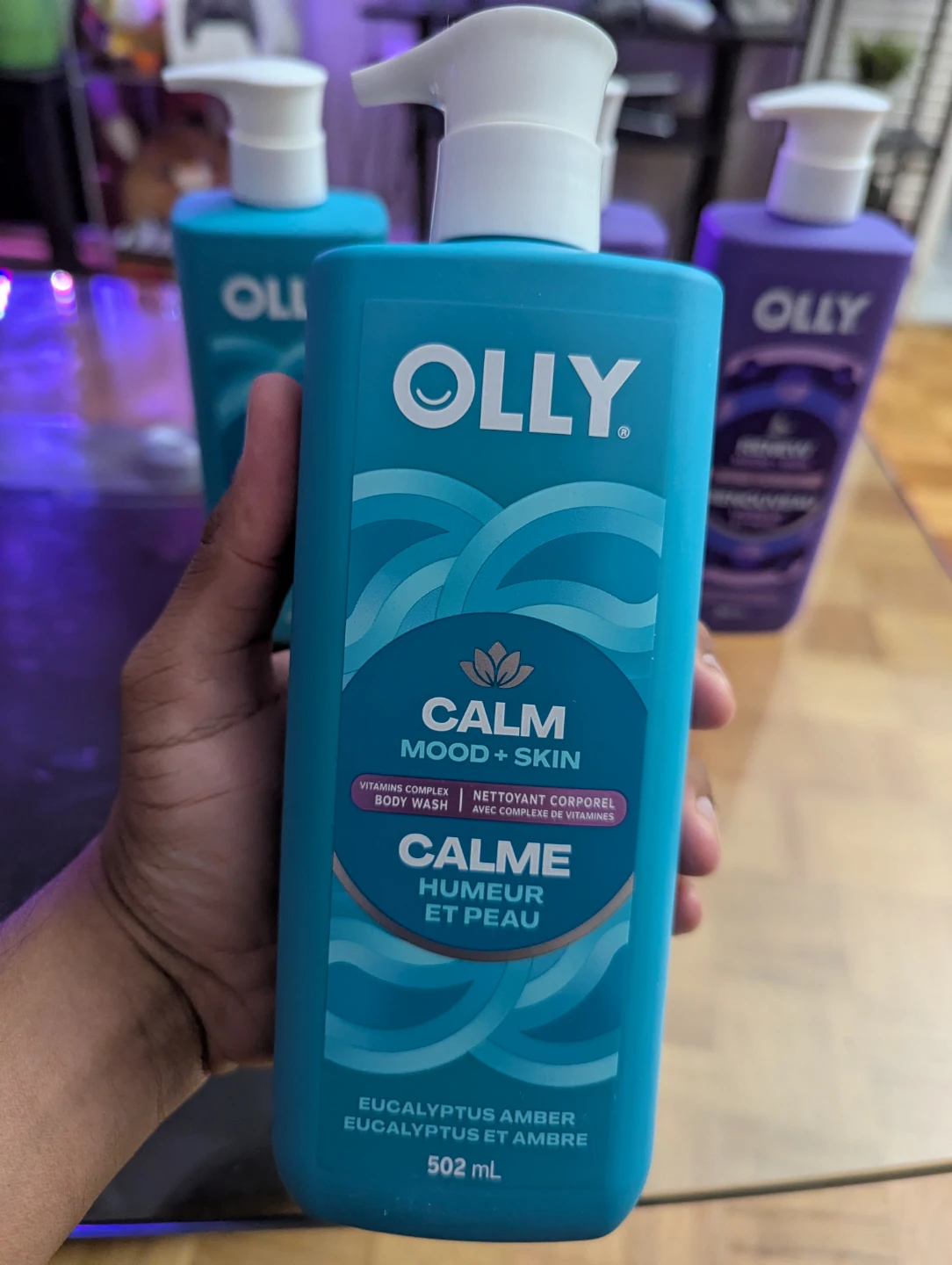 OLLY Renew Mood + Skin Body Wash  502 mL (4 for $30) - photo 2