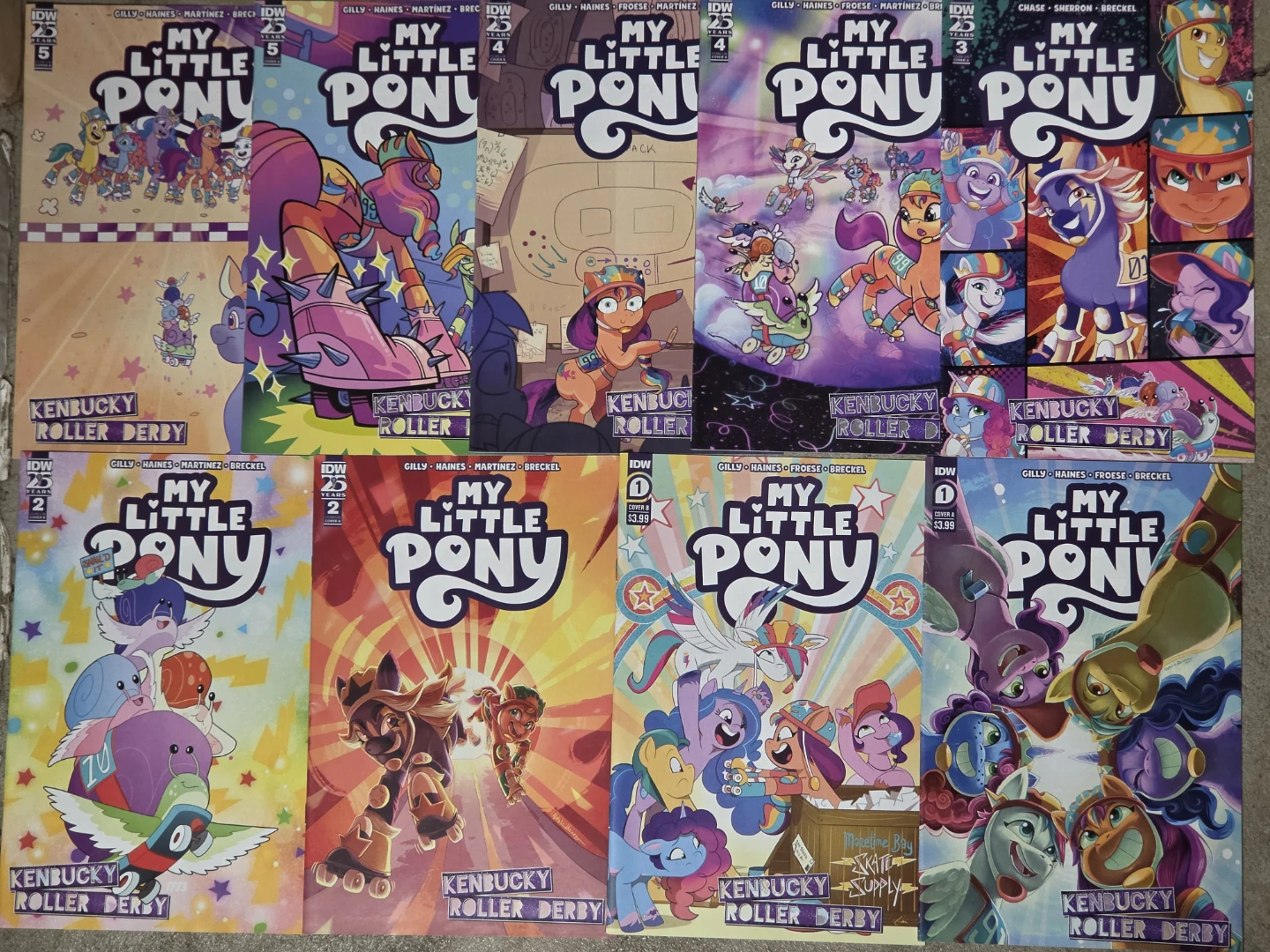 My Little Pony Comic Books - Kenbury Roller Derby Series