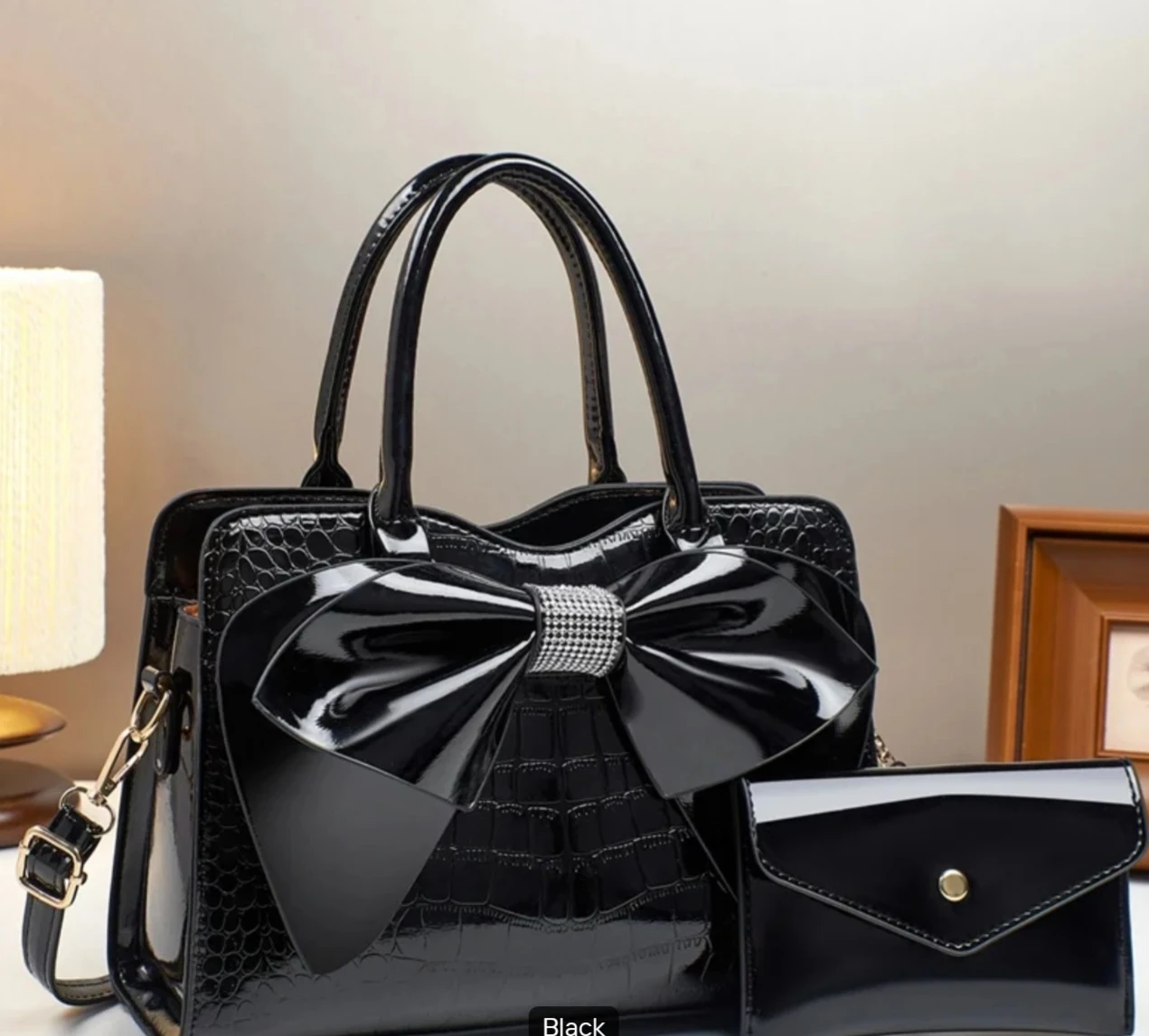 Women's Handbag Set with Matching Wallet - photo 2