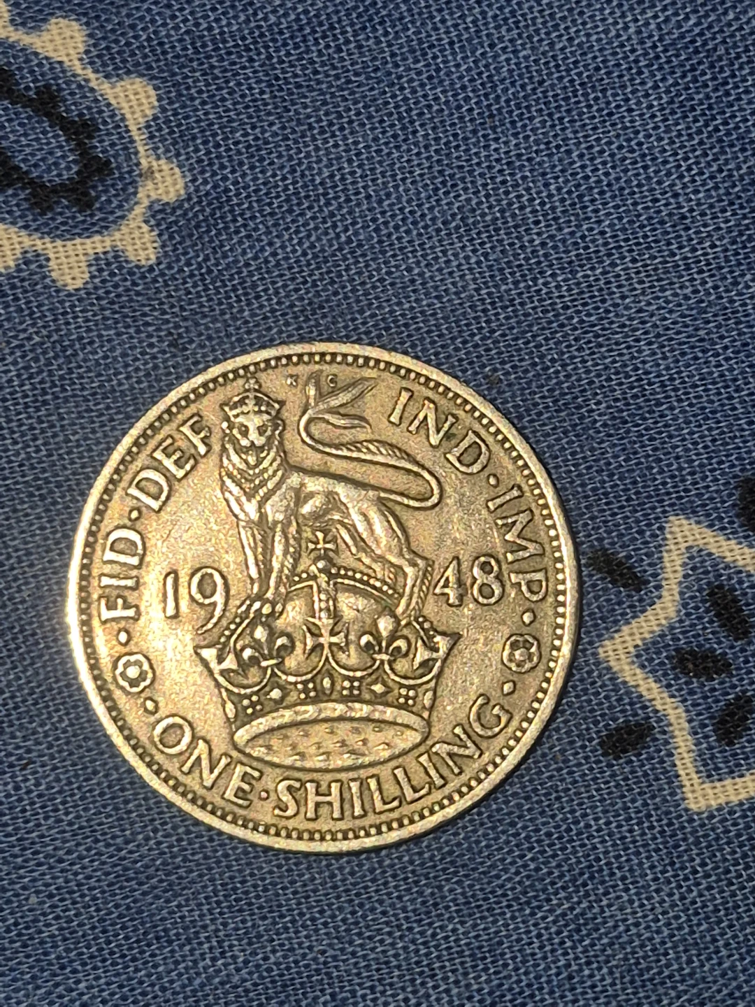 ⚽1948 One Shilling Coin