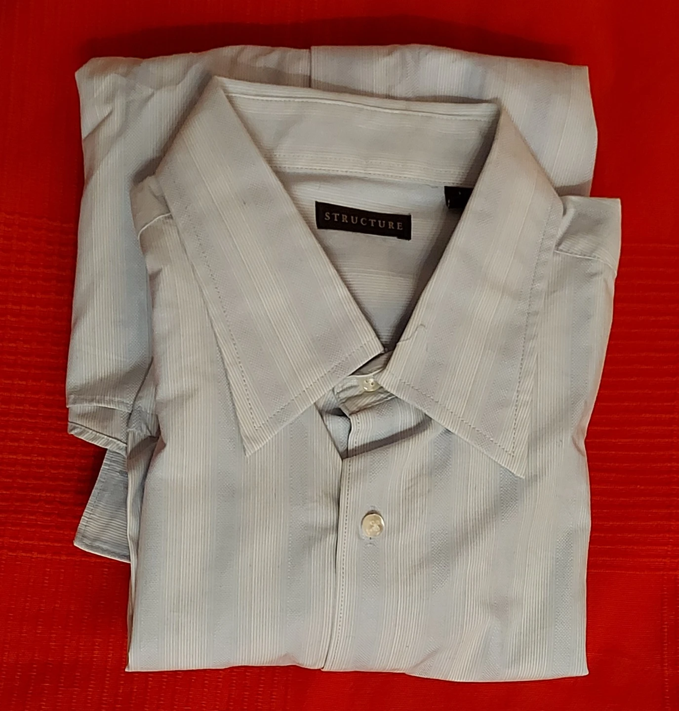 NWOT 🆕 STRUCTURE Men's Dress Shirt - Blue, Size L