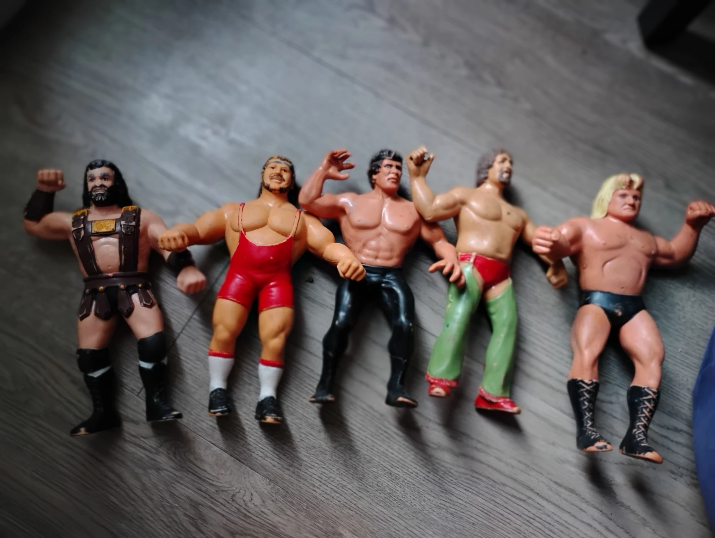 Lot of 5 LJN WWE/WWFWrestling Action Figures