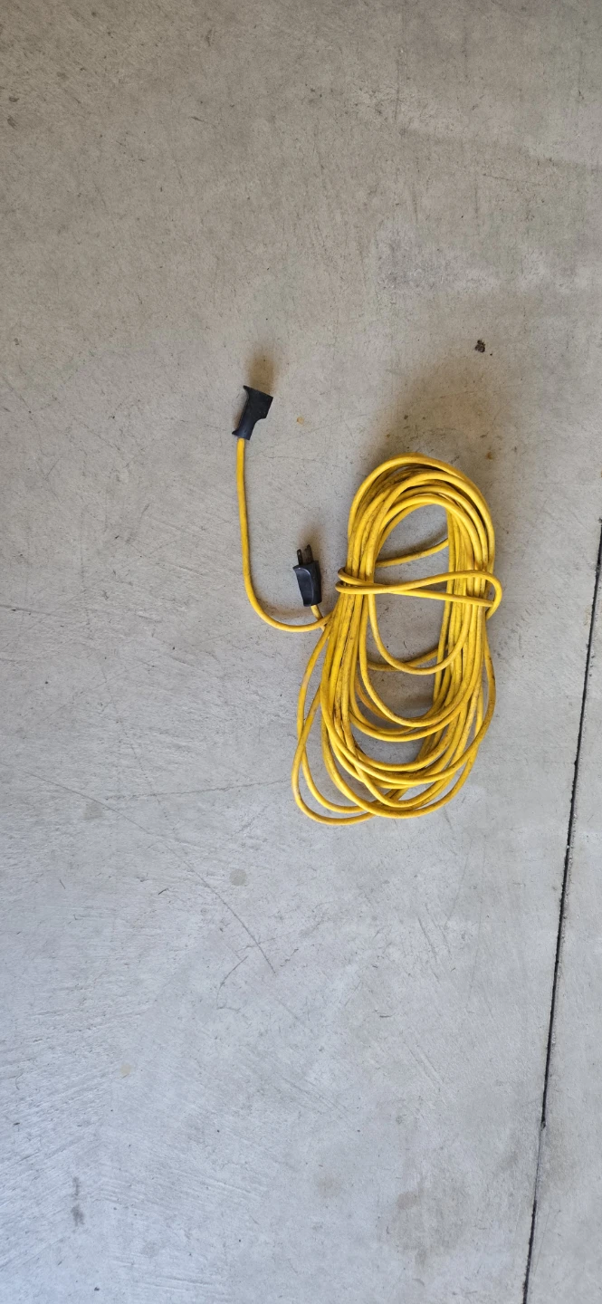 Yellow Extension Cord 50 feet.