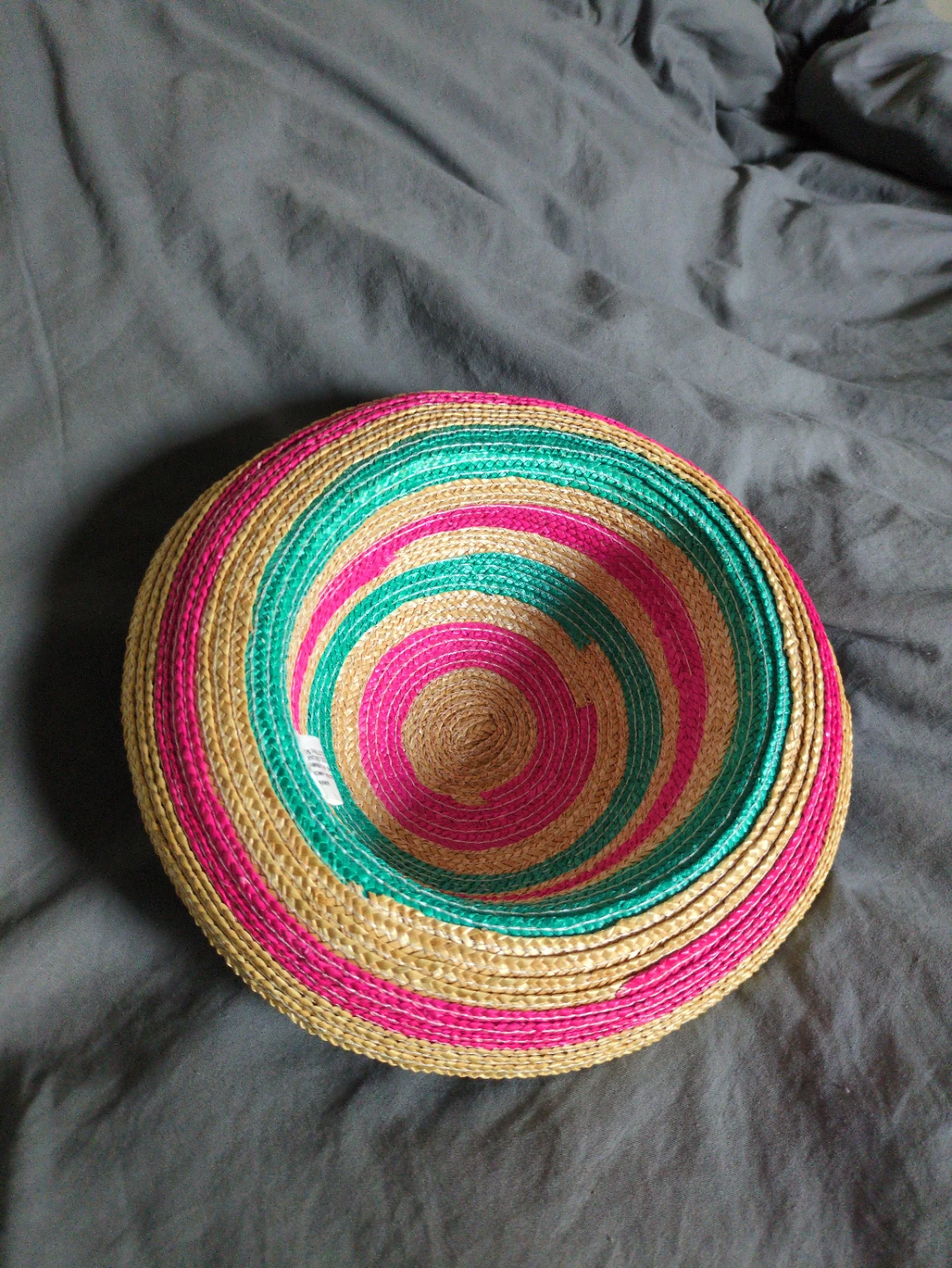 Striped Straw Sun Hat - photo 2