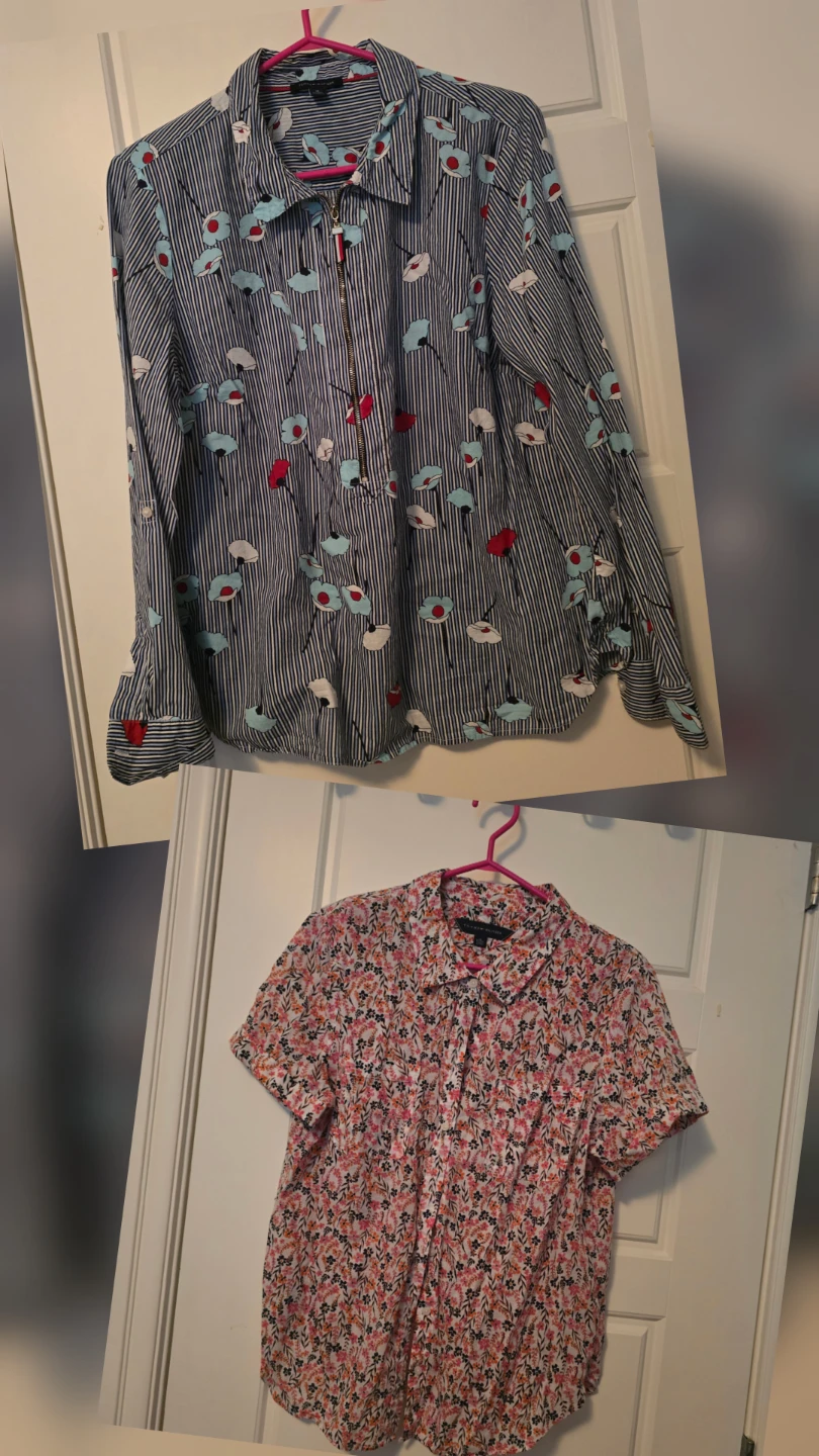 BUNDLE Of 2 Tommy Hilfiger Floral Blouses