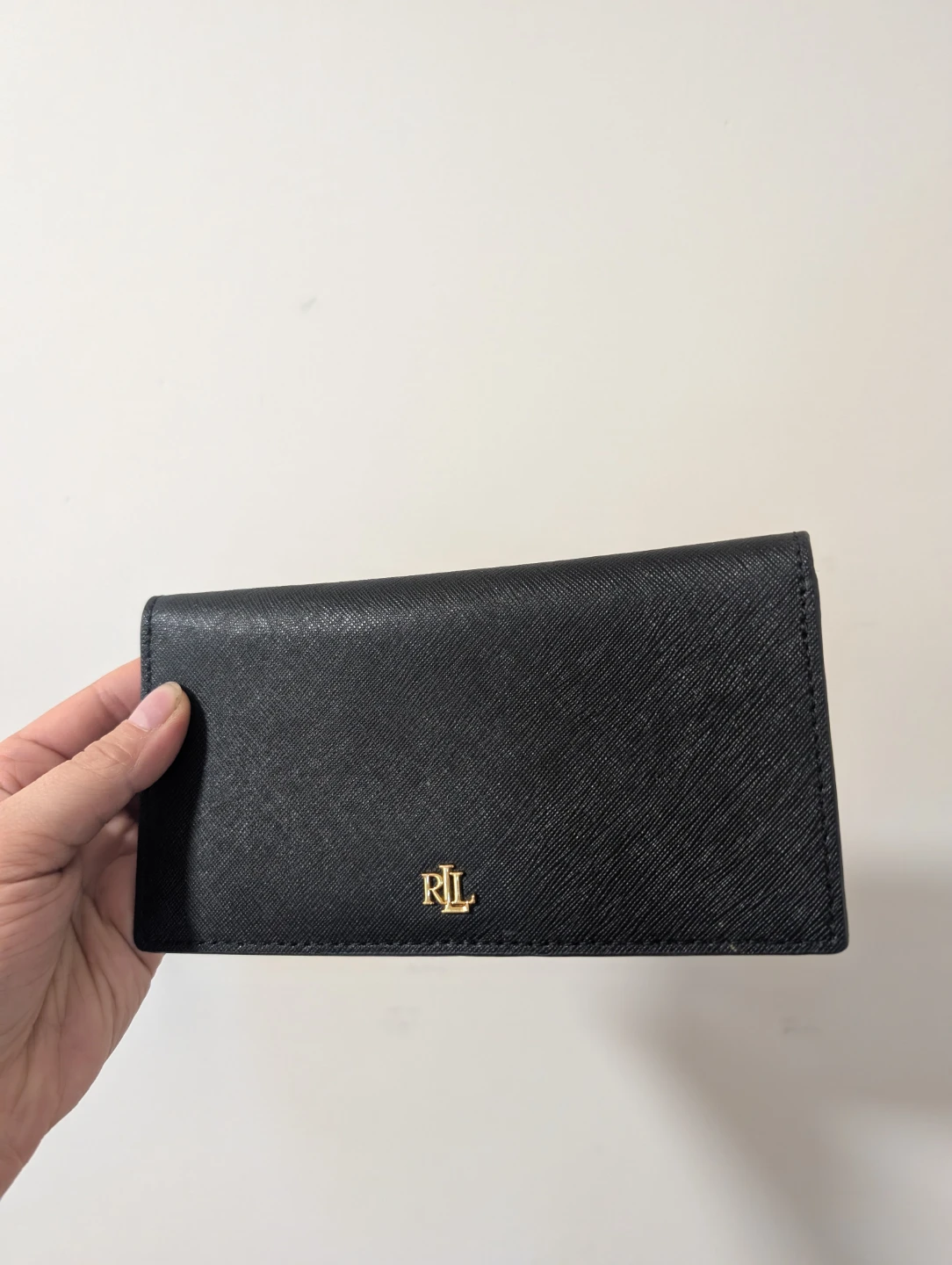 Lauren Ralph Lauren Black Leather Wallet