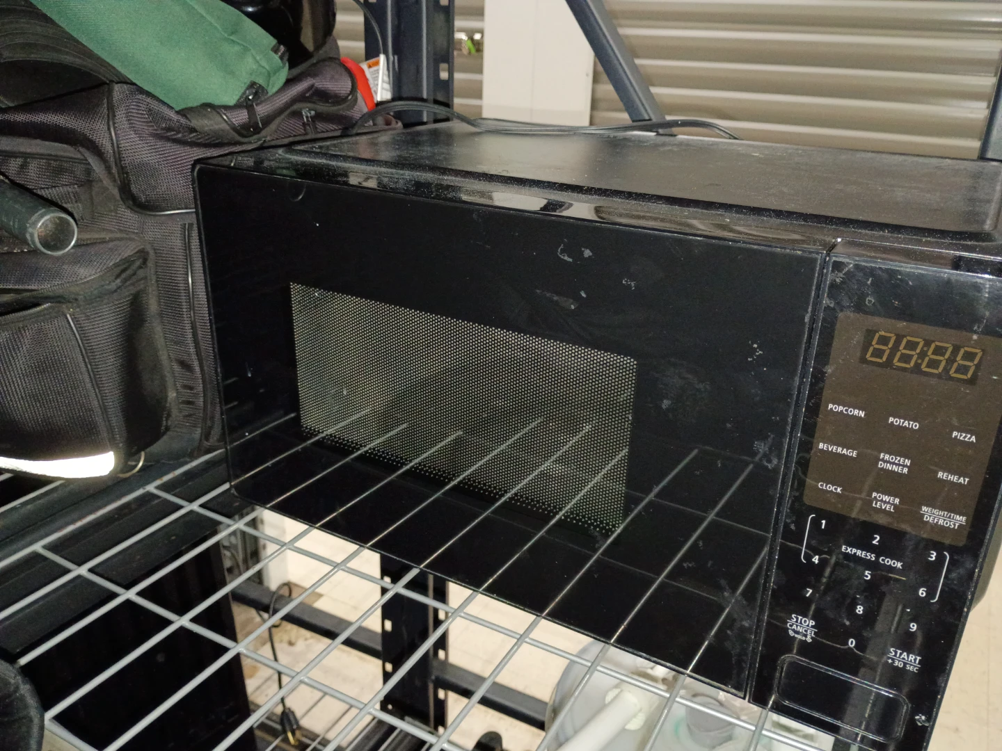 Black Countertop Microwave