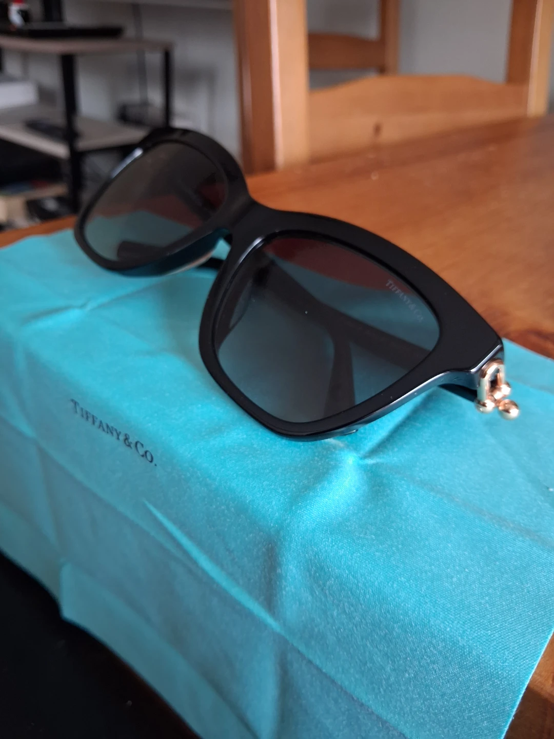 Tiffany & Co. Black Sunglasses
