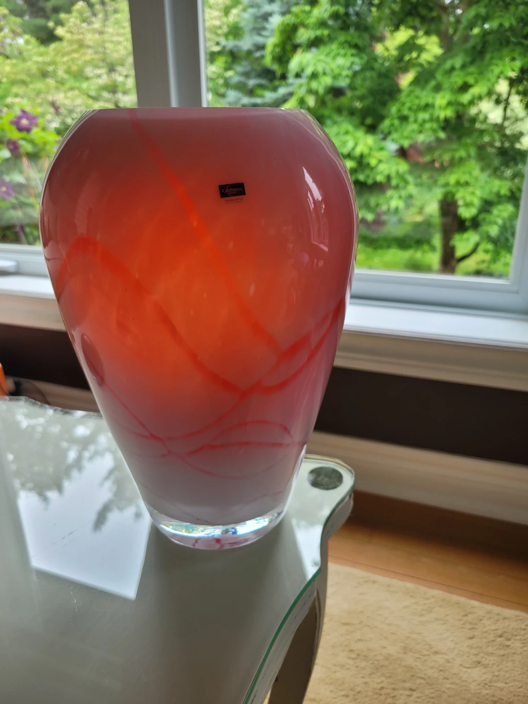 Caithness Scotland Glass Handcrafted Vase