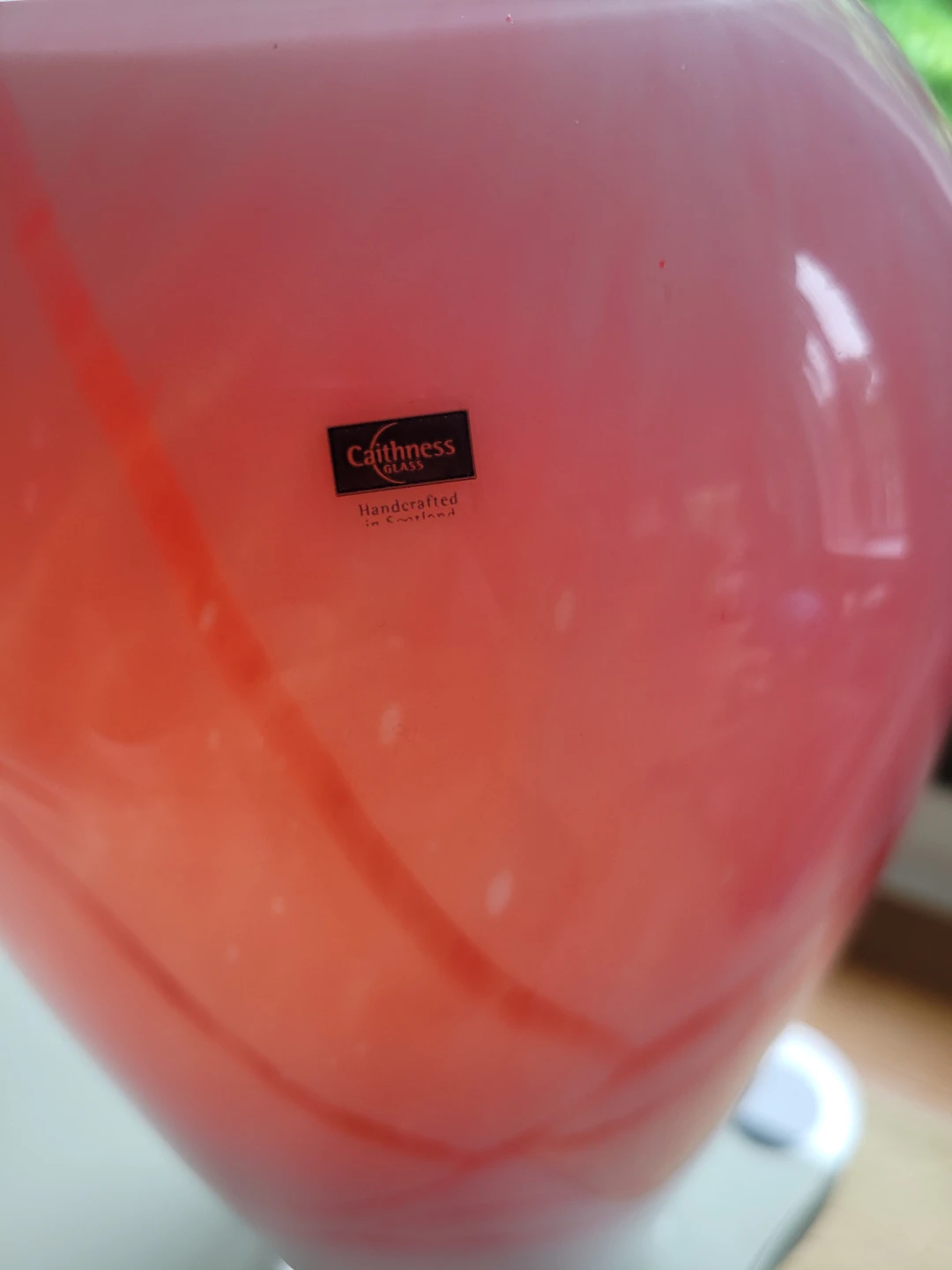 Caithness Scotland Glass Handcrafted Vase - photo 2