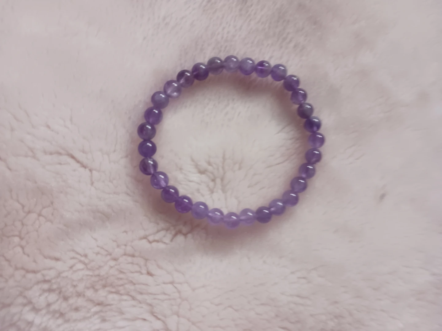 Amethyst Beaded Bracelet