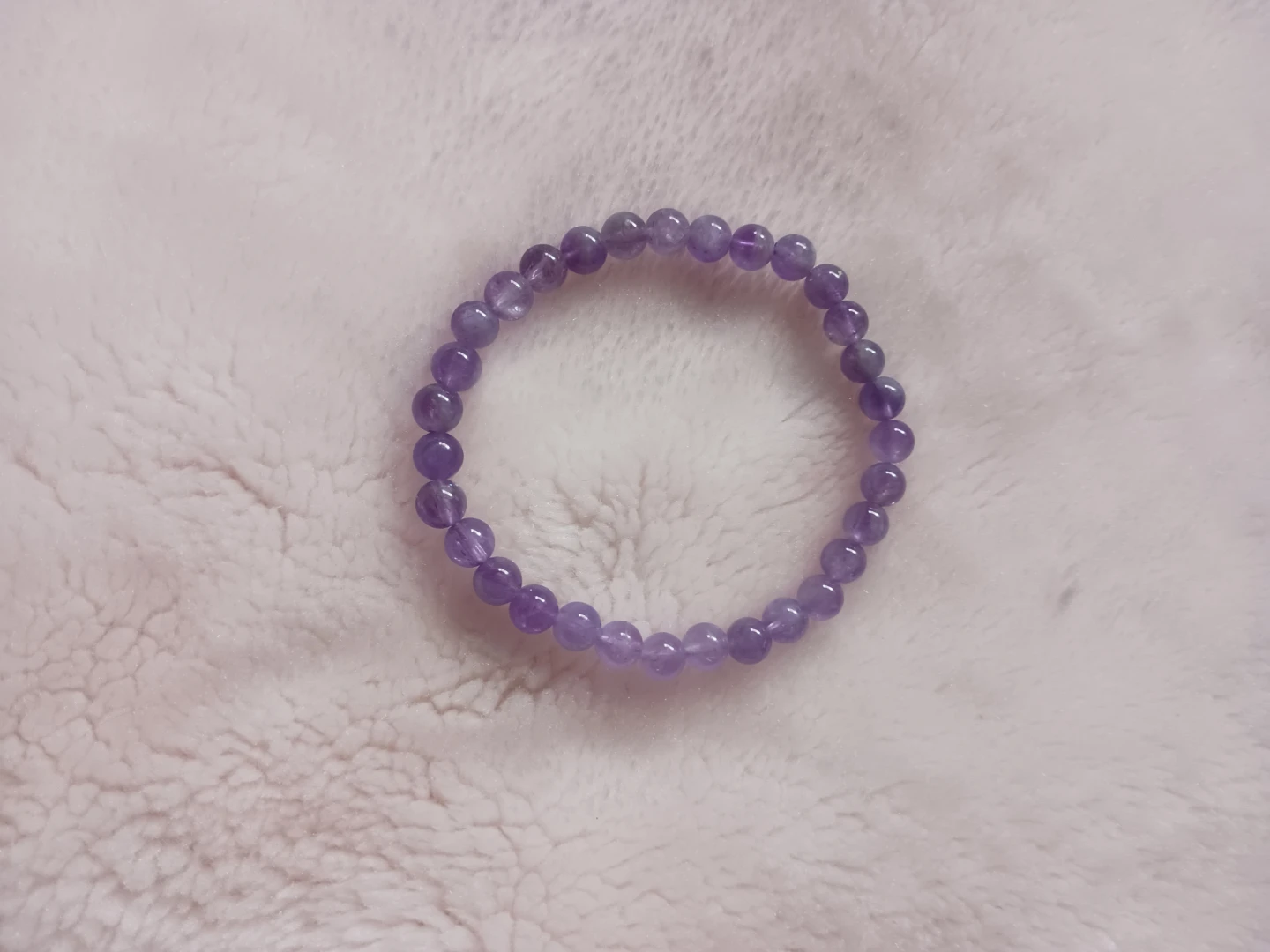 Amethyst Beaded Bracelet - photo 2