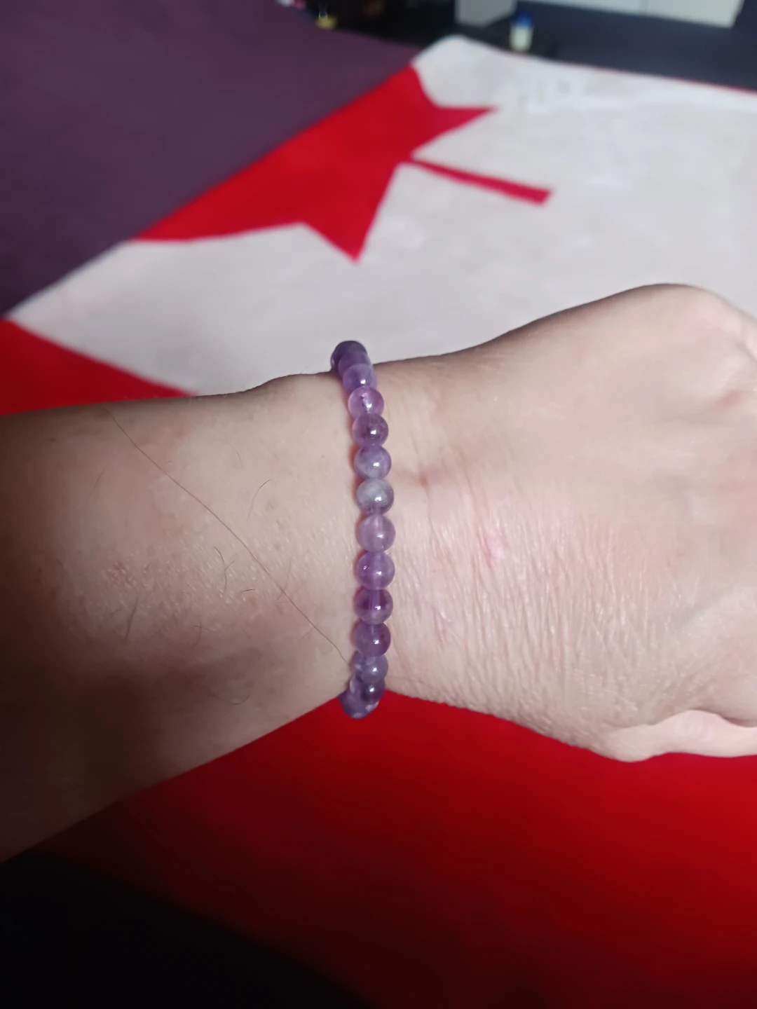 Amethyst Beaded Bracelet - photo 3