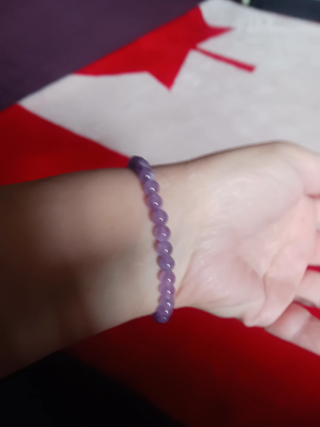 Amethyst Beaded Bracelet - photo 5