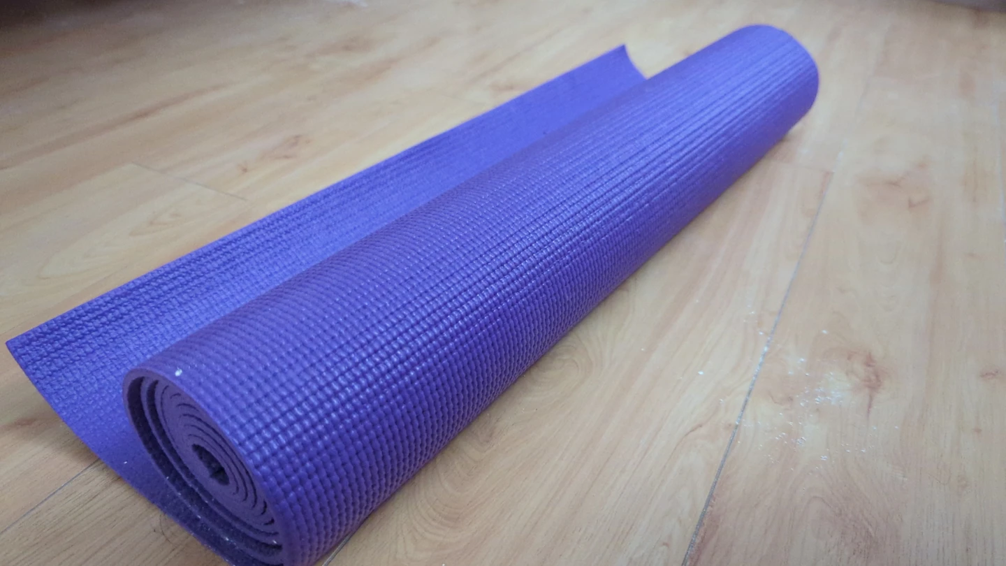 YOURSELF Textured Foam Roller with Bag and purple yoga mat - photo 2