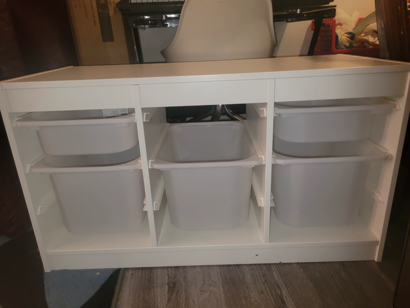 IKEA TROFAST Storage Unit with Bins - photo 2