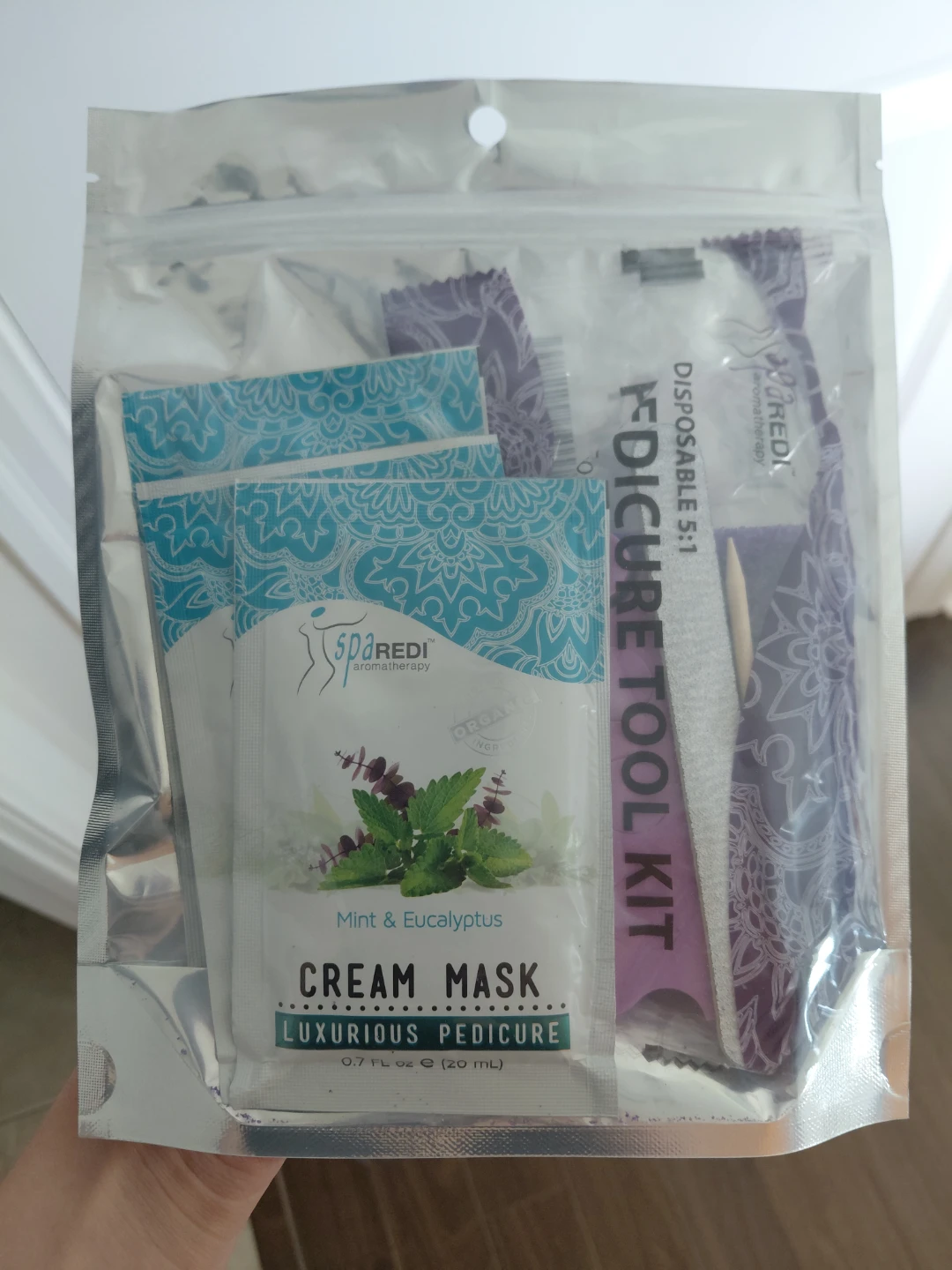 SpaREDI Detox in a Bag Mint & Eucalyptus Pedicure Kit - photo 2