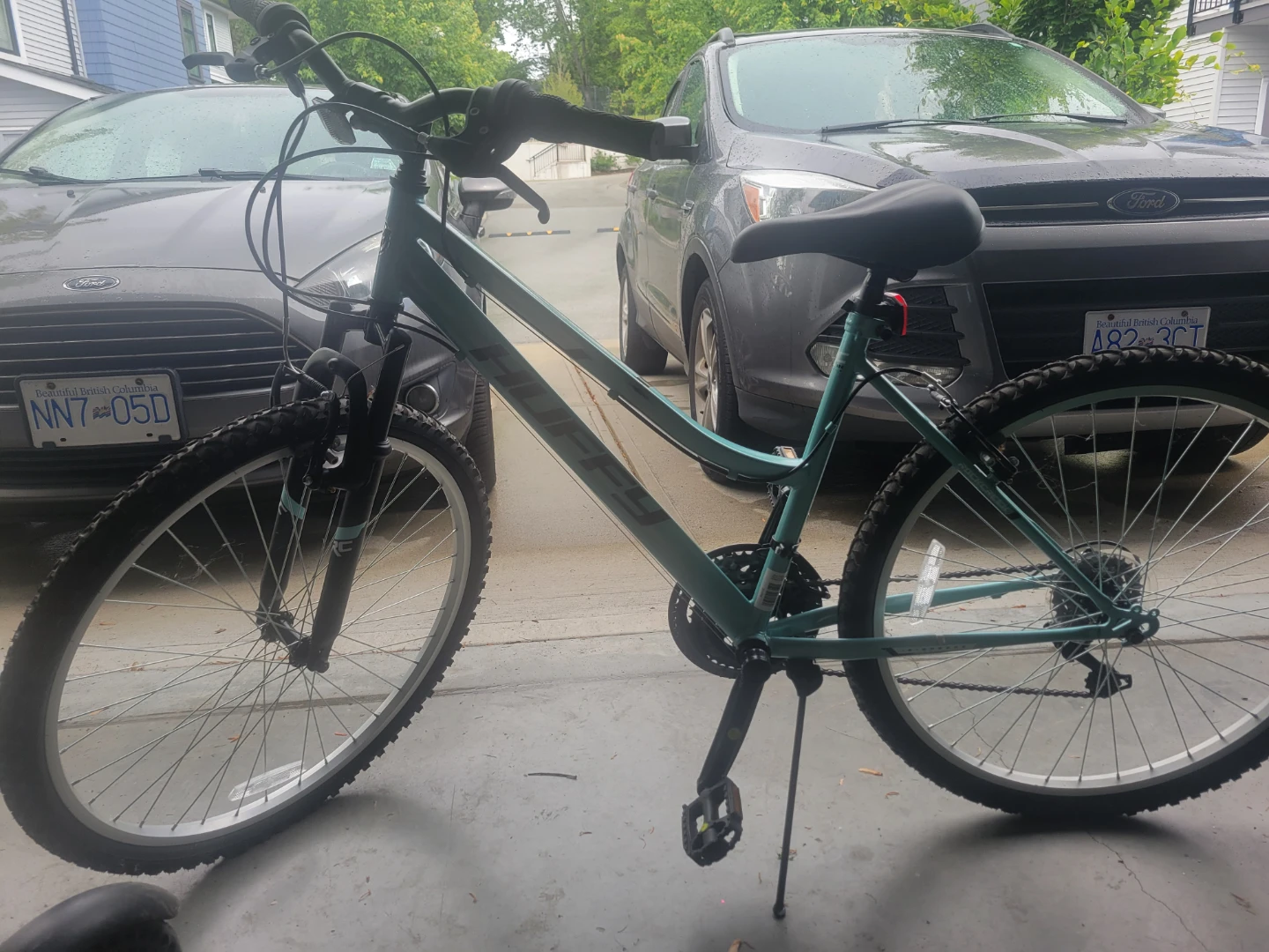 Huffy Teal Mountain Bike