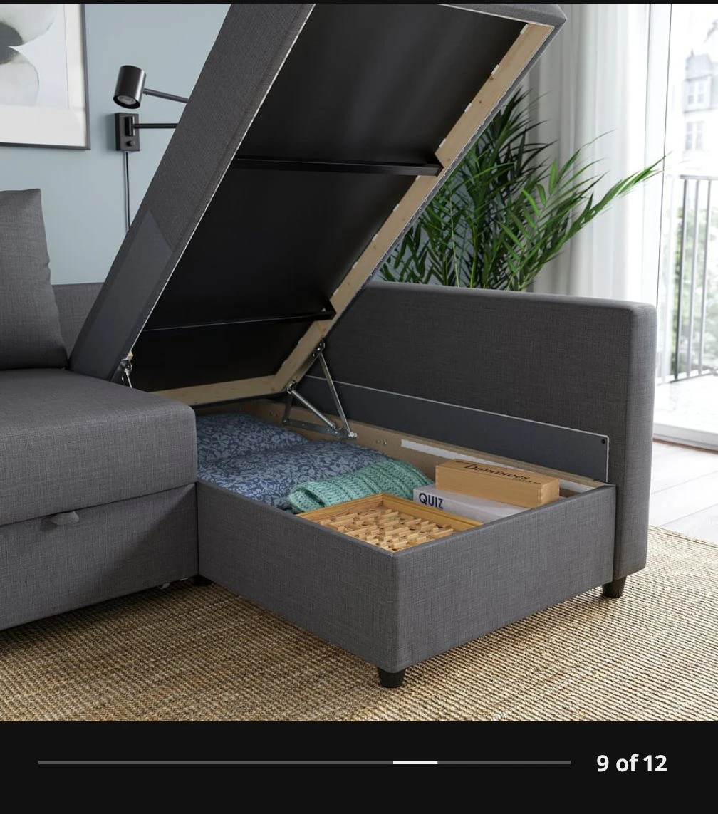 IKEA FRIHETEN Corner Sofa-Bed with Storage - photo 2