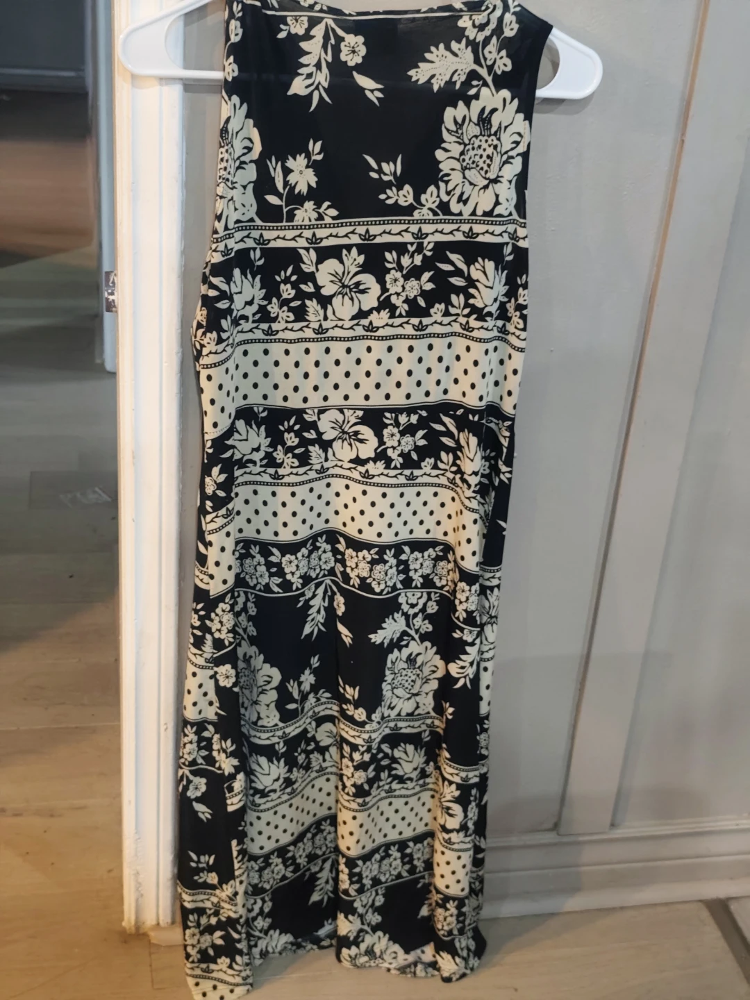 Twik Black & Cream Floral Maxi Dress - photo 2