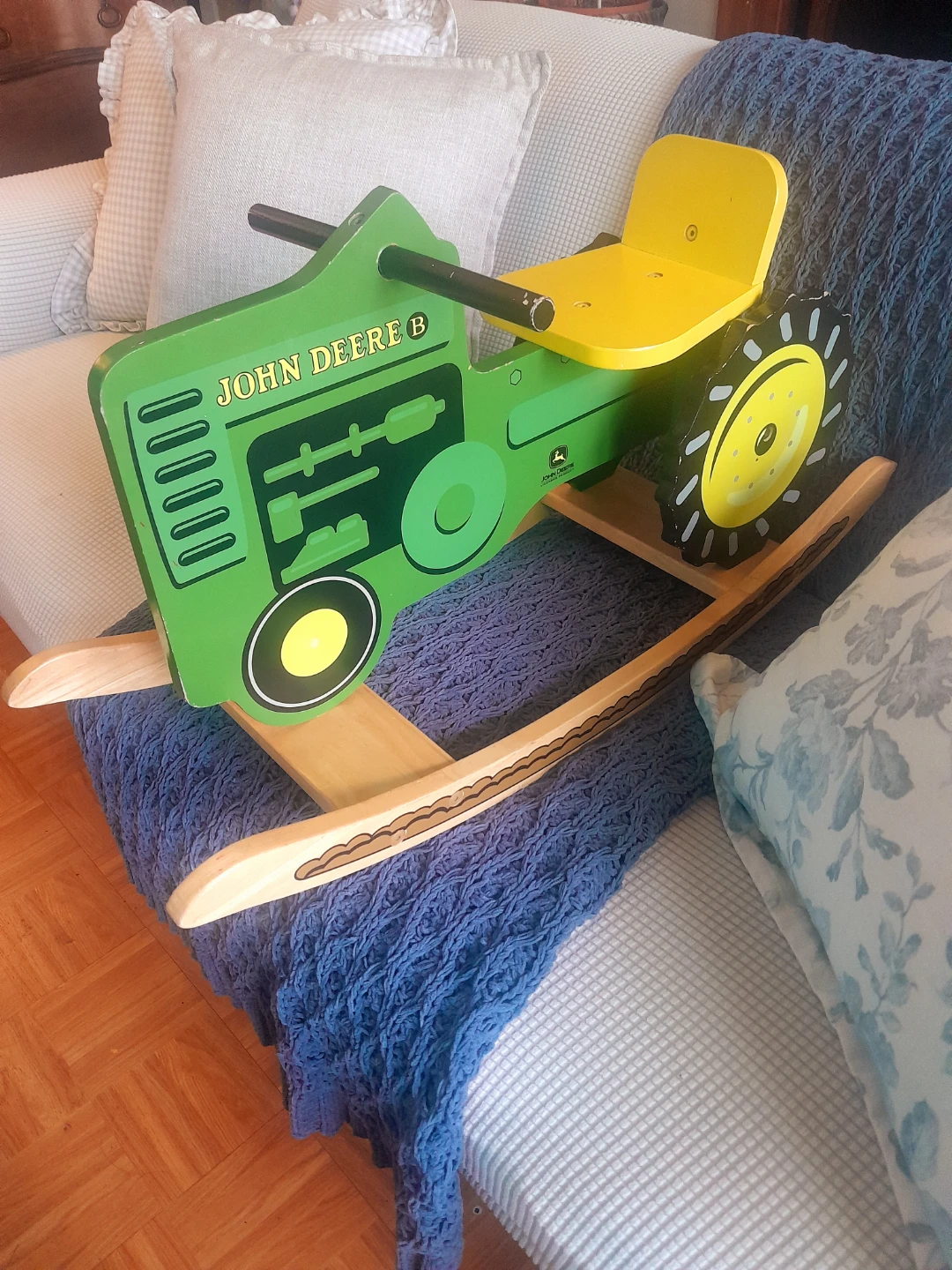 John Deere Rocking Tractor Toy