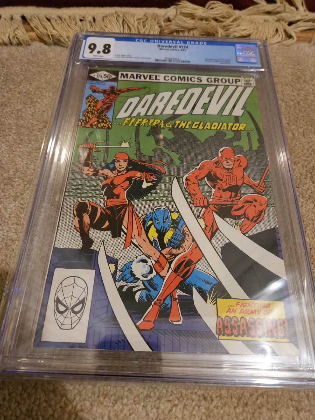 DAREDEVIL #174 (1981) - CGC 9.8 - 1st appearance of THE HAND