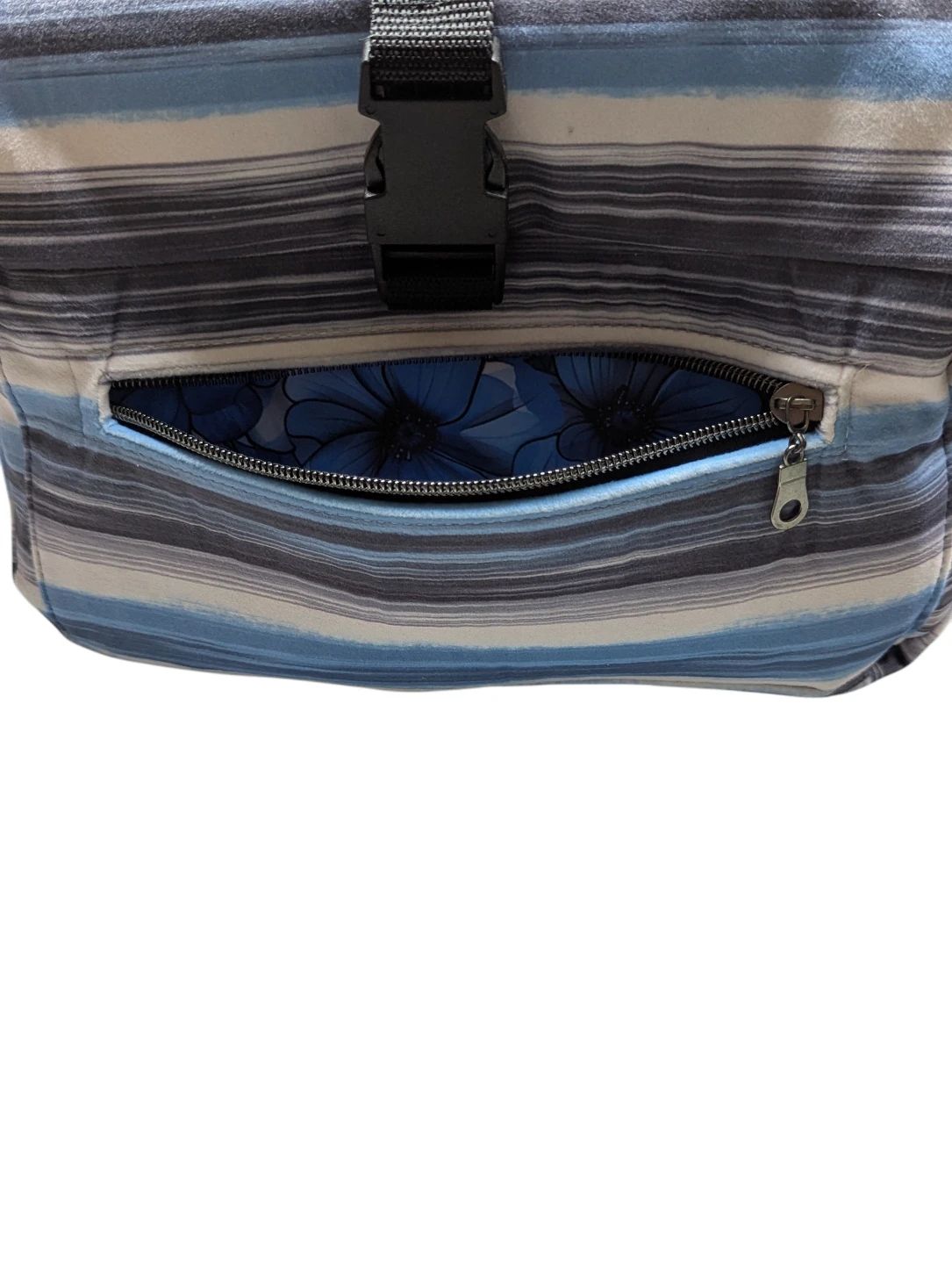 Striped Crossbody Hip Bag - photo 4