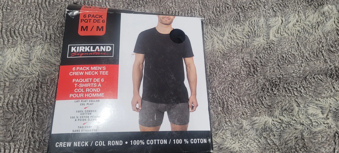 Kirkland Signature Men's Crew Neck Tees - 6 Pack - photo 2
